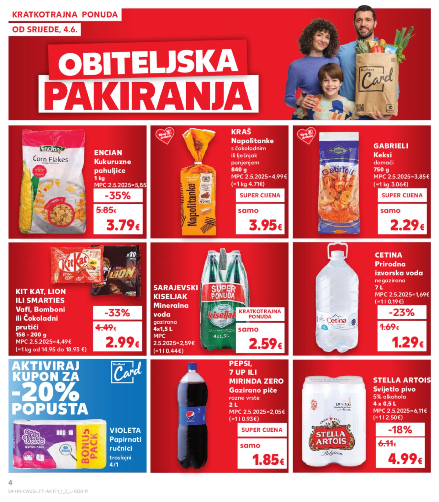 Kaufland katalog Akcija 04.06.-10.06.2025. Odabrane poslovnice