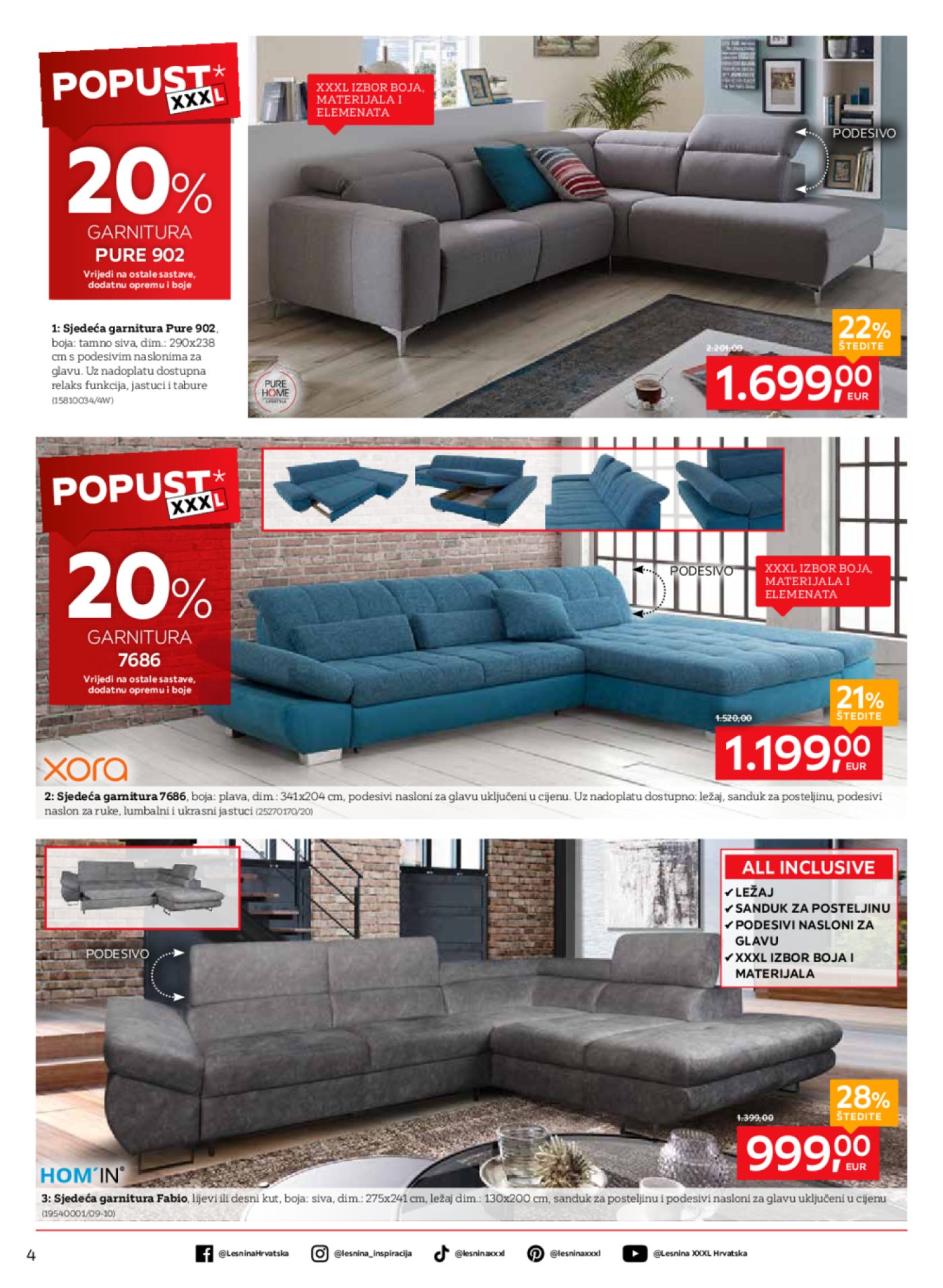 Lesnina katalog Festival brendova - namještaj 02.06.-26.06.2025.