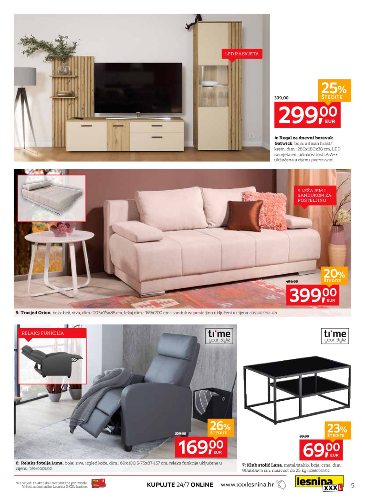 Lesnina katalog Festival brendova - namještaj 02.06.-26.06.2025.