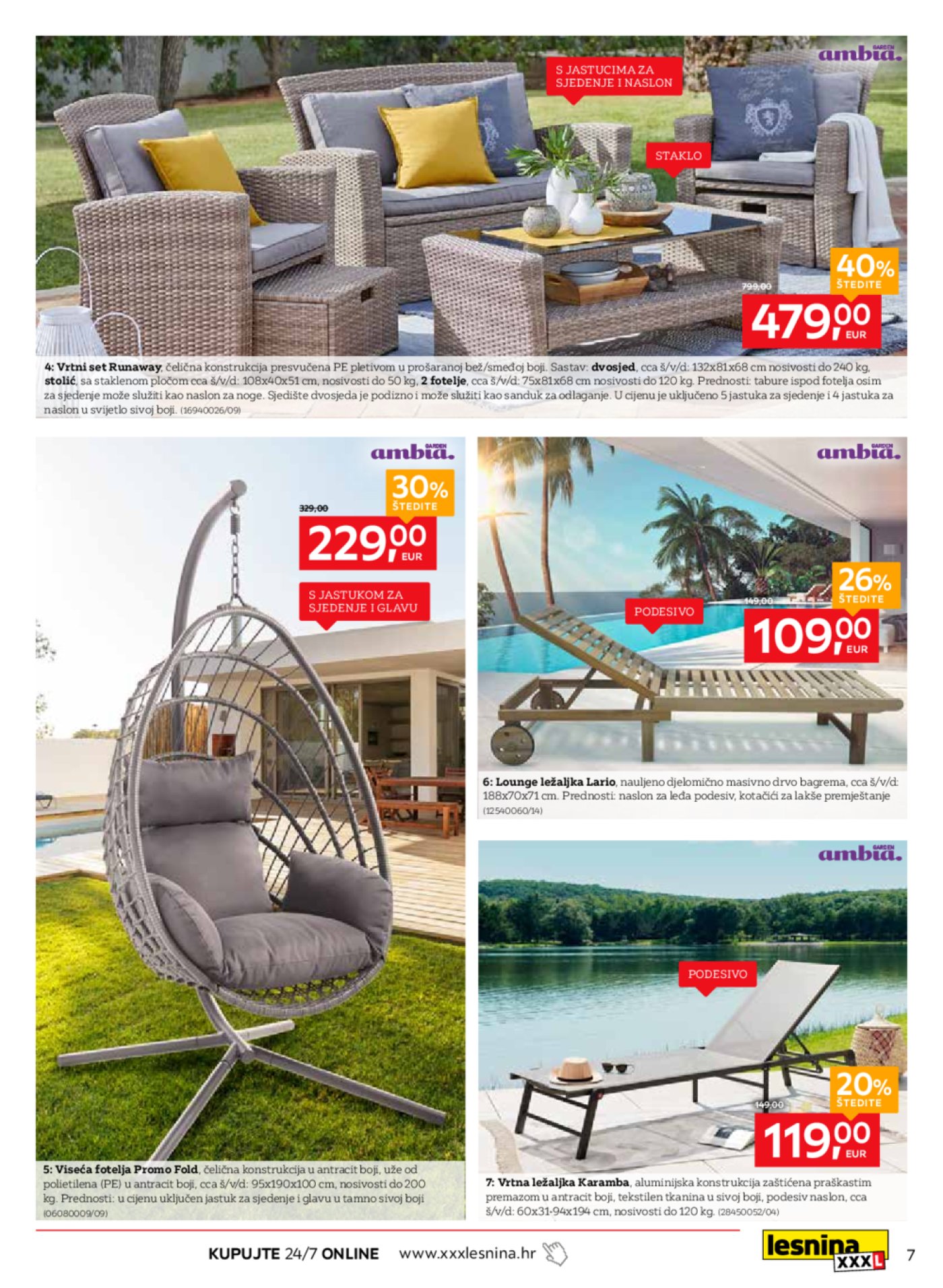 Lesnina katalog Festival brendova - namještaj 02.06.-26.06.2025.