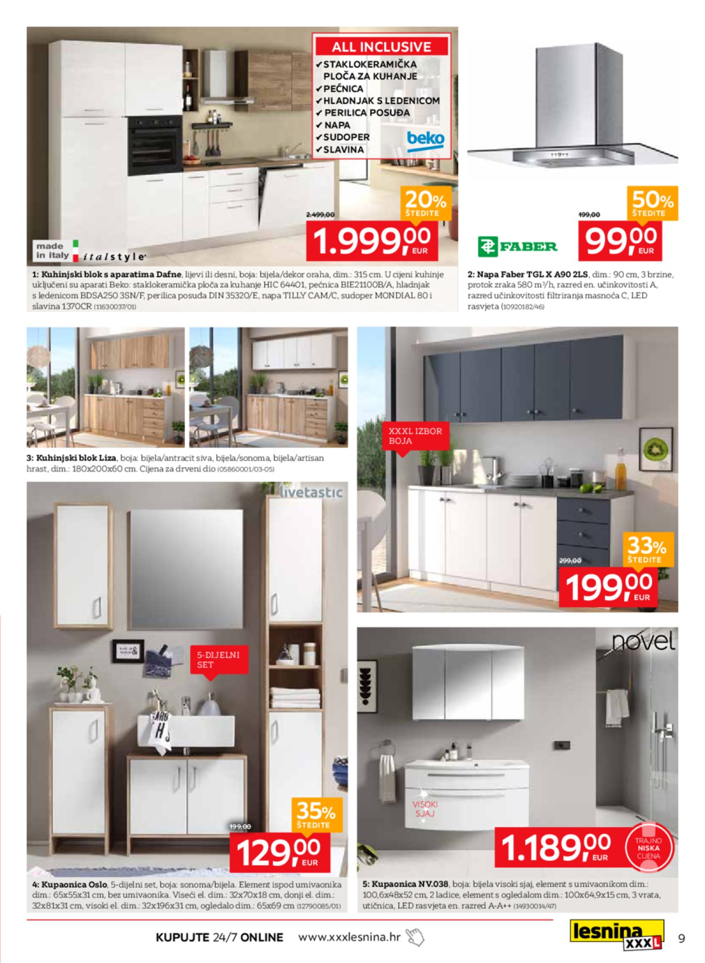 Lesnina katalog Festival brendova - namještaj 02.06.-26.06.2025.