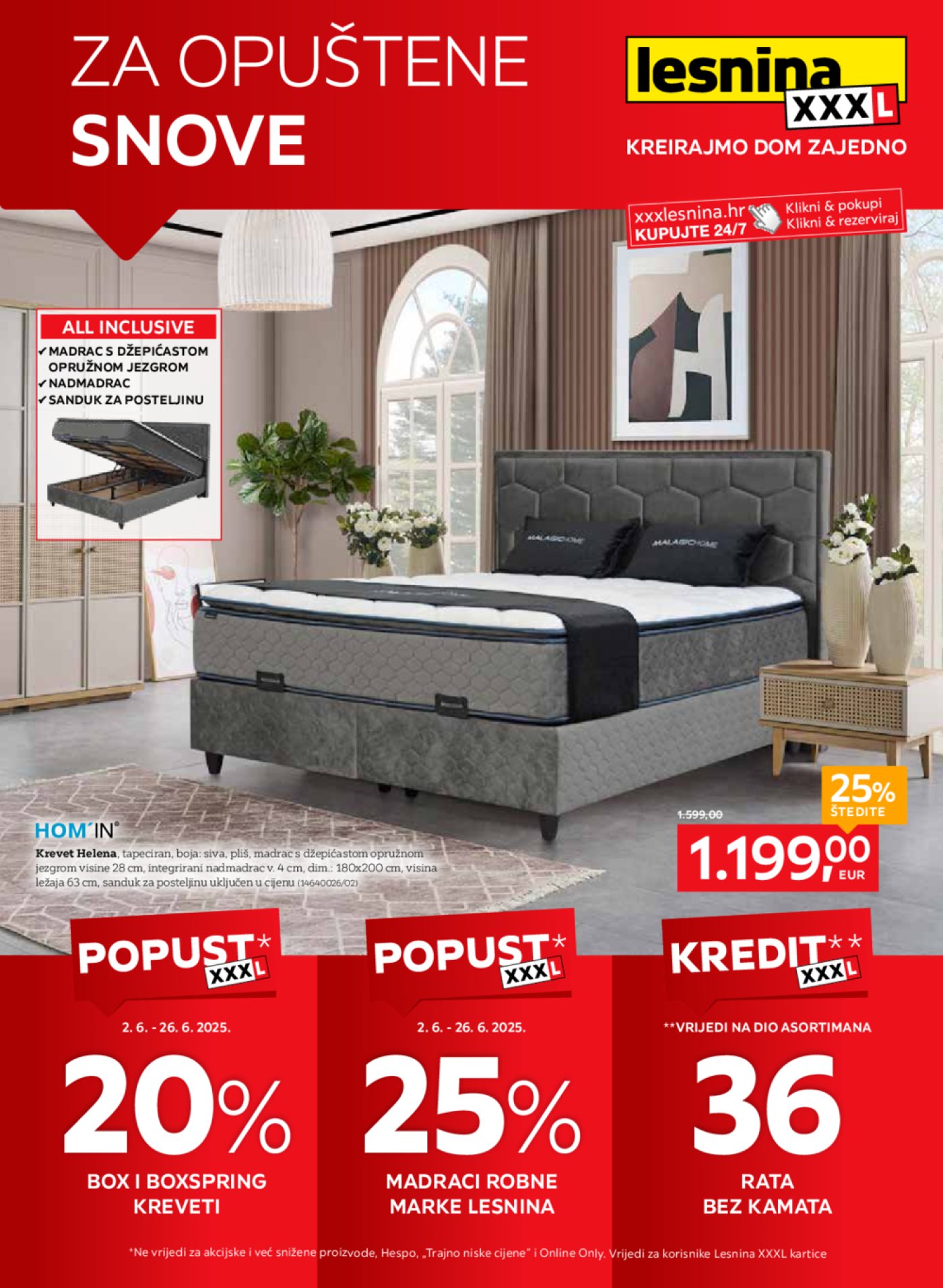 Lesnina katalog Za opuštene snove 02.06.-26.06.2025.