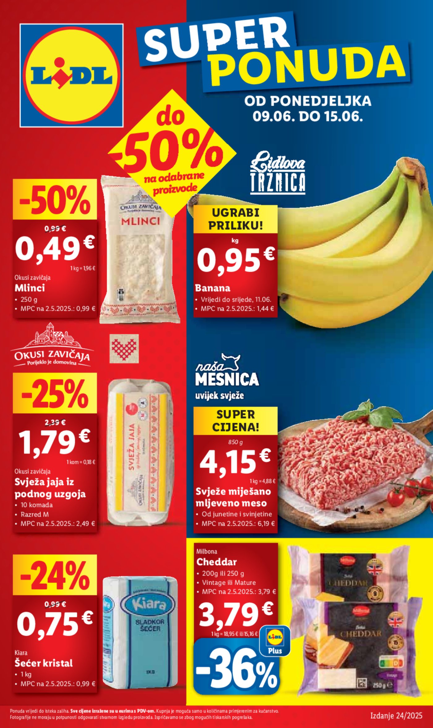 Lidl super ponuda od ponedjeljka 09.06. - 15.06.2025.2025.