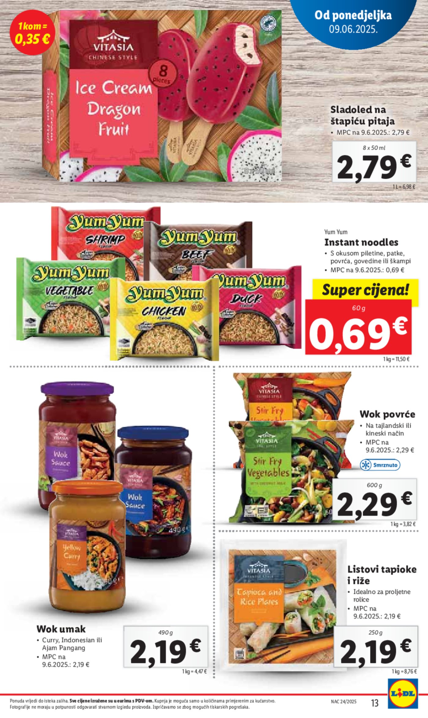 Lidl super ponuda od ponedjeljka 09.06. - 15.06.2025.2025.