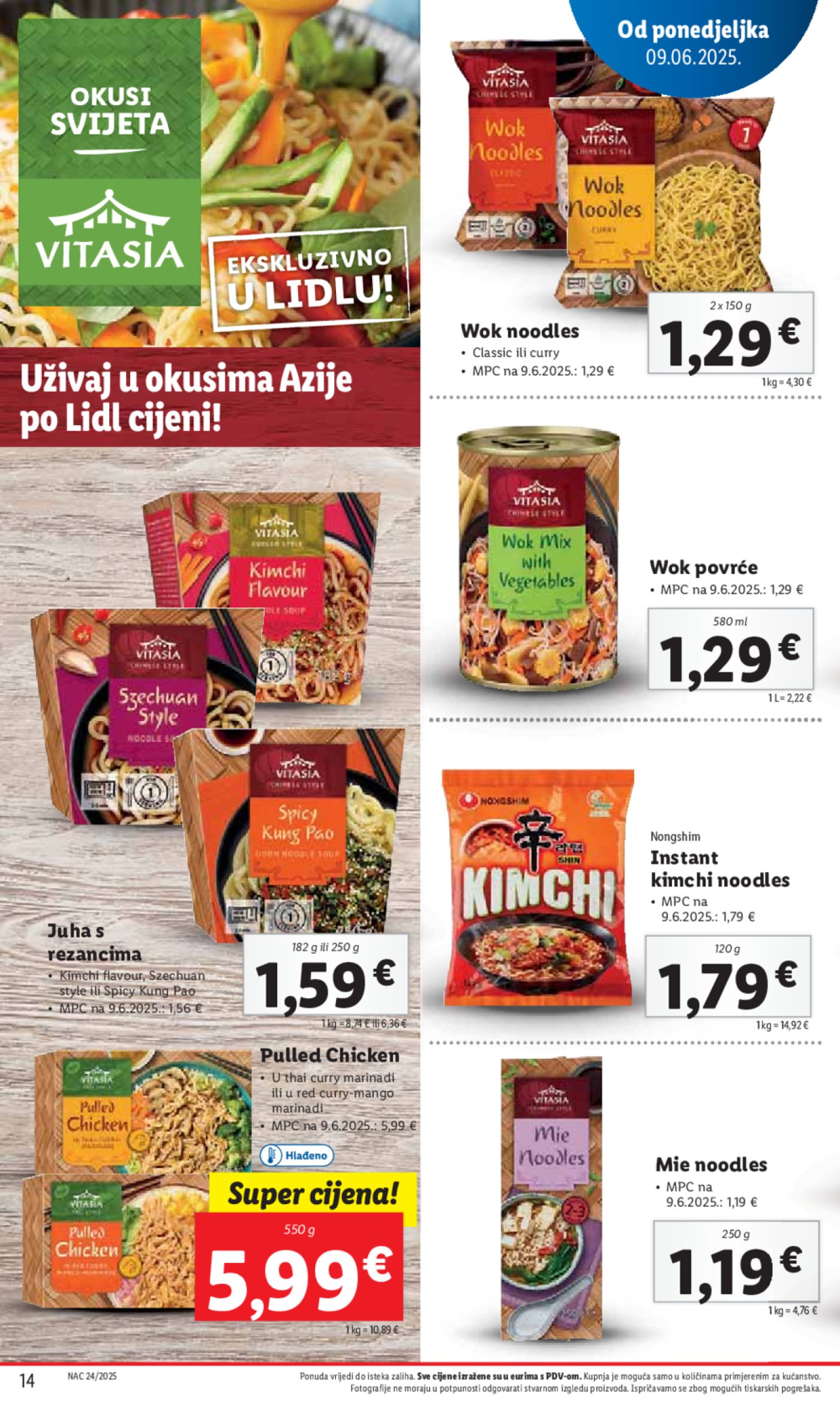 Lidl super ponuda od ponedjeljka 09.06. - 15.06.2025.2025.