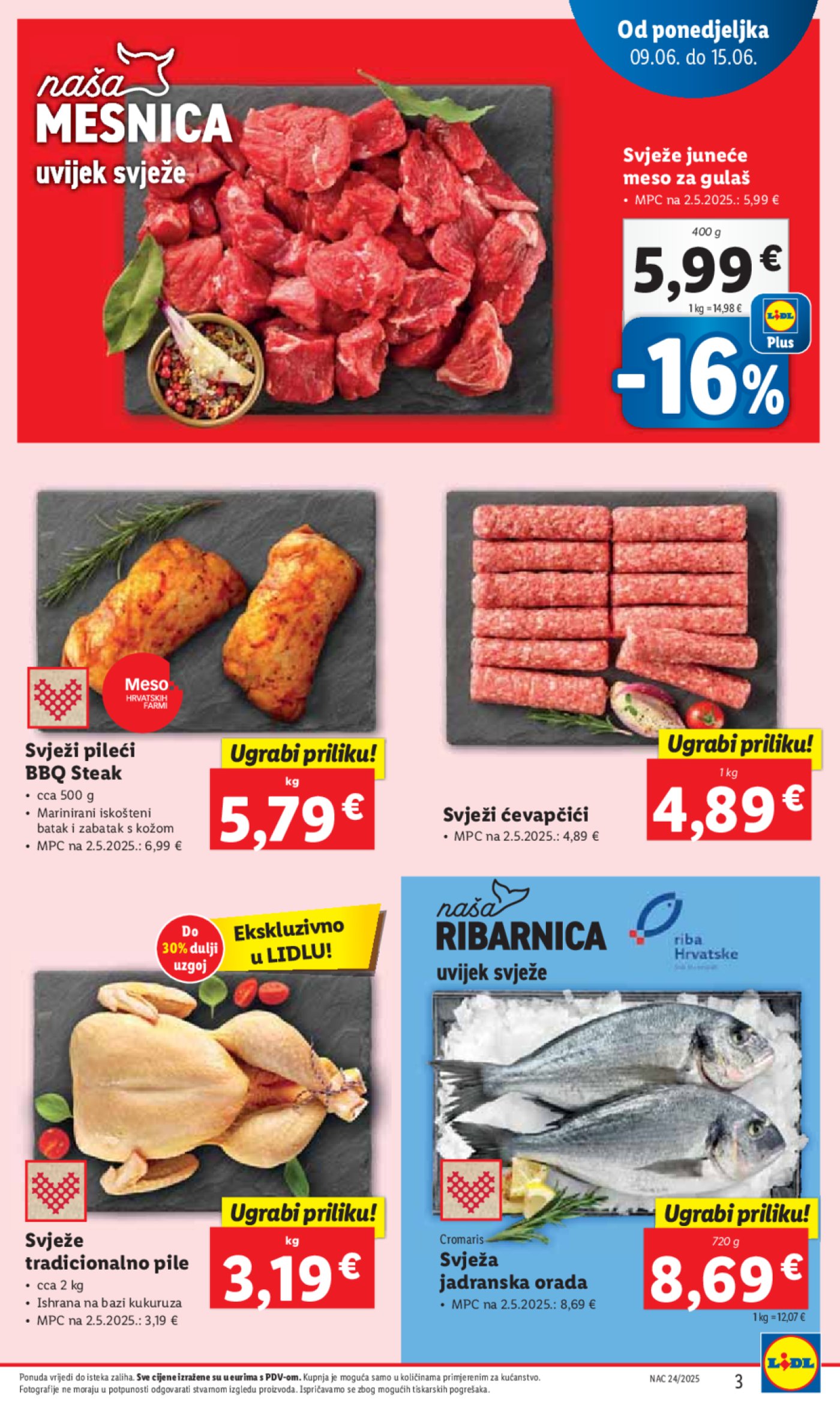 Lidl super ponuda od ponedjeljka 09.06. - 15.06.2025.2025.