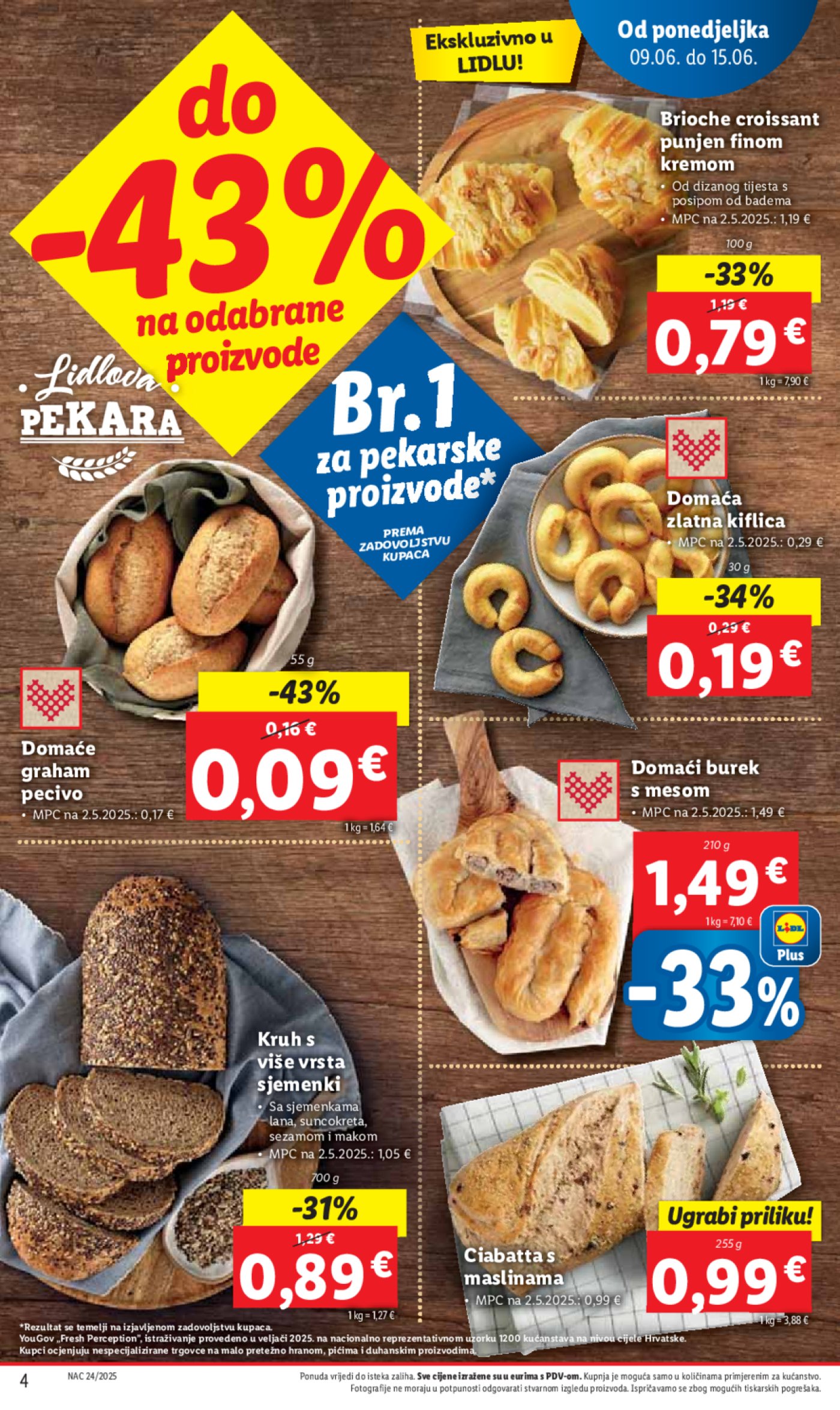 Lidl super ponuda od ponedjeljka 09.06. - 15.06.2025.2025.