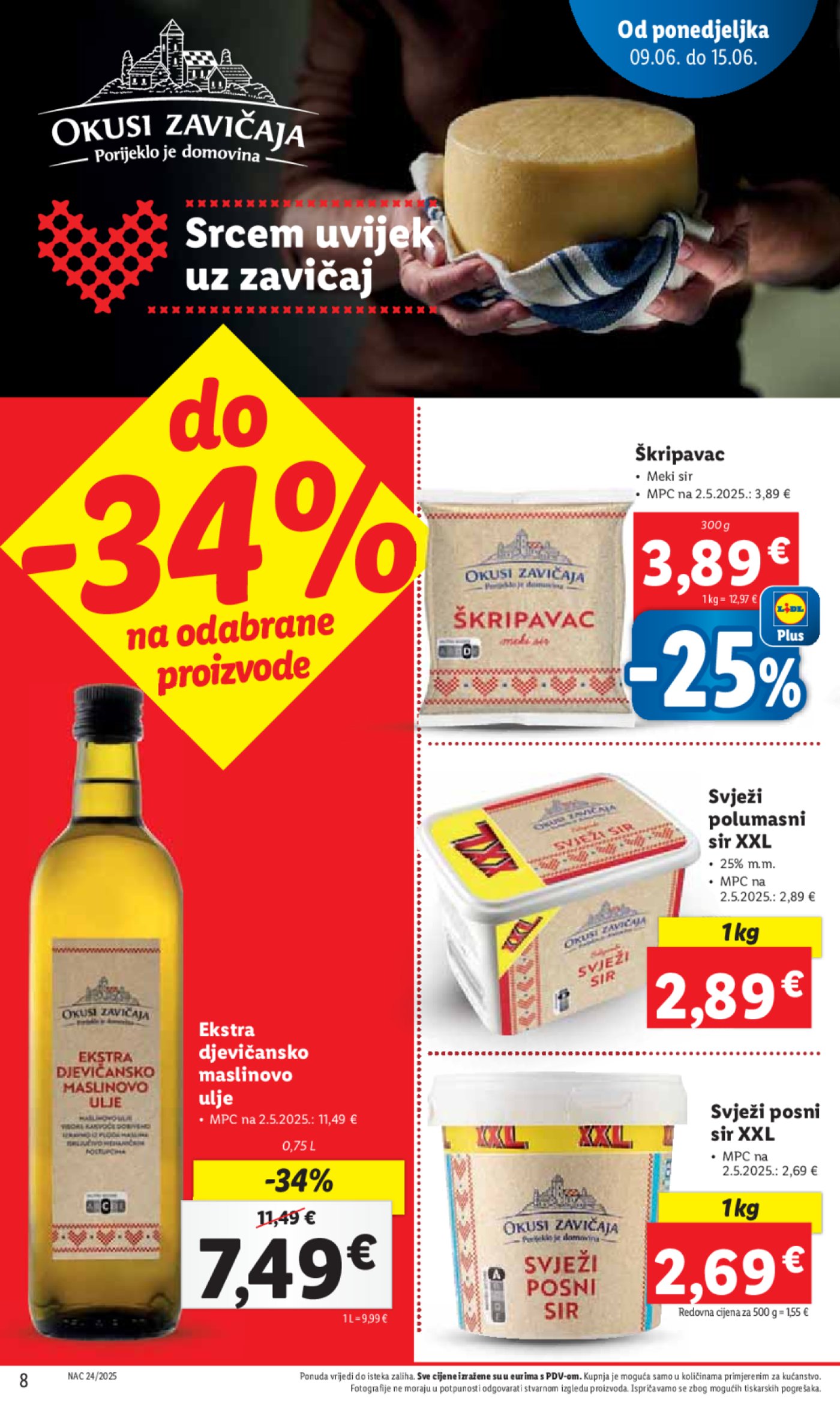 Lidl super ponuda od ponedjeljka 09.06. - 15.06.2025.2025.