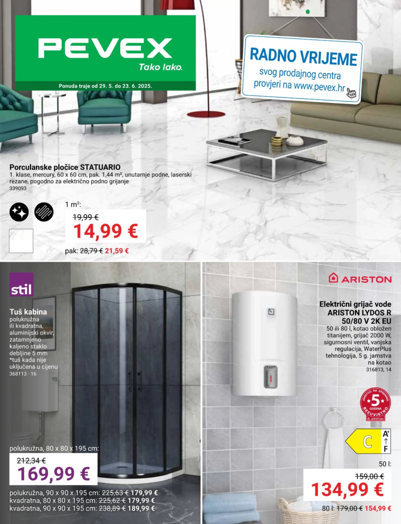 Pevex katalog Akcija 29.05.-23.06.2025.