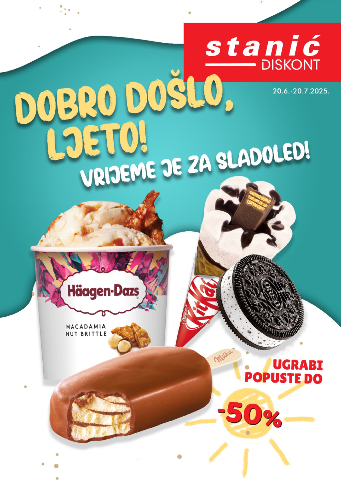 Diskont Stanić Sladoledi 20.06.-20.07.2025.