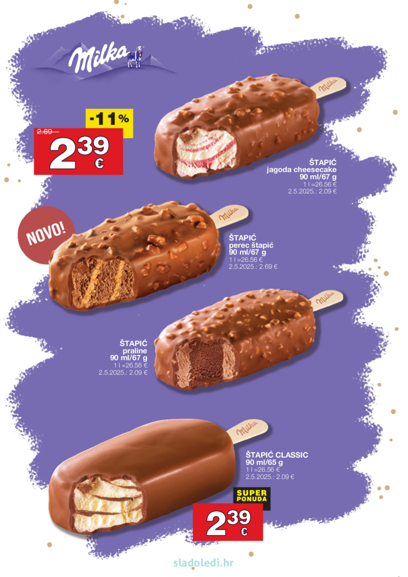 Diskont Stanić Sladoledi 20.06.-20.07.2025.