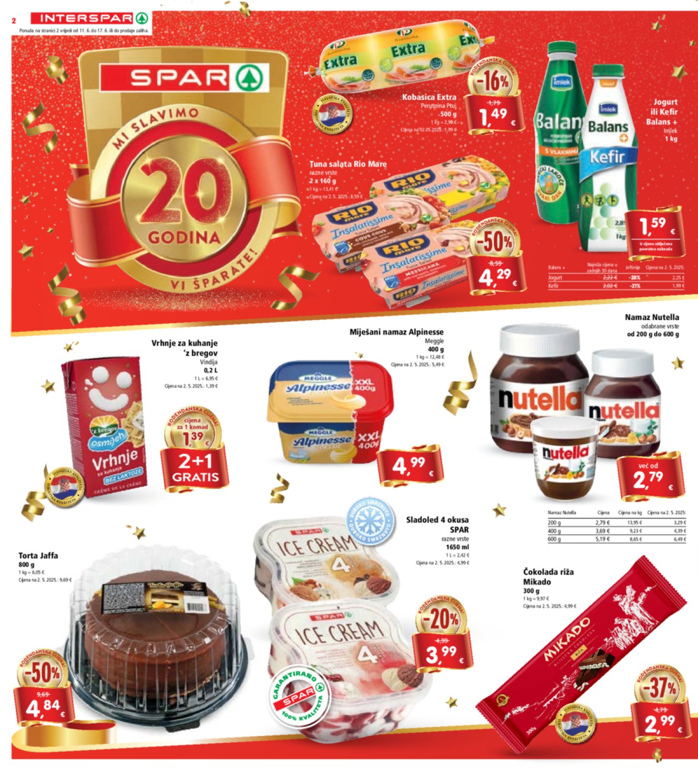 INTERSPAR katalog Akcija 11.06.-17.06.2025.