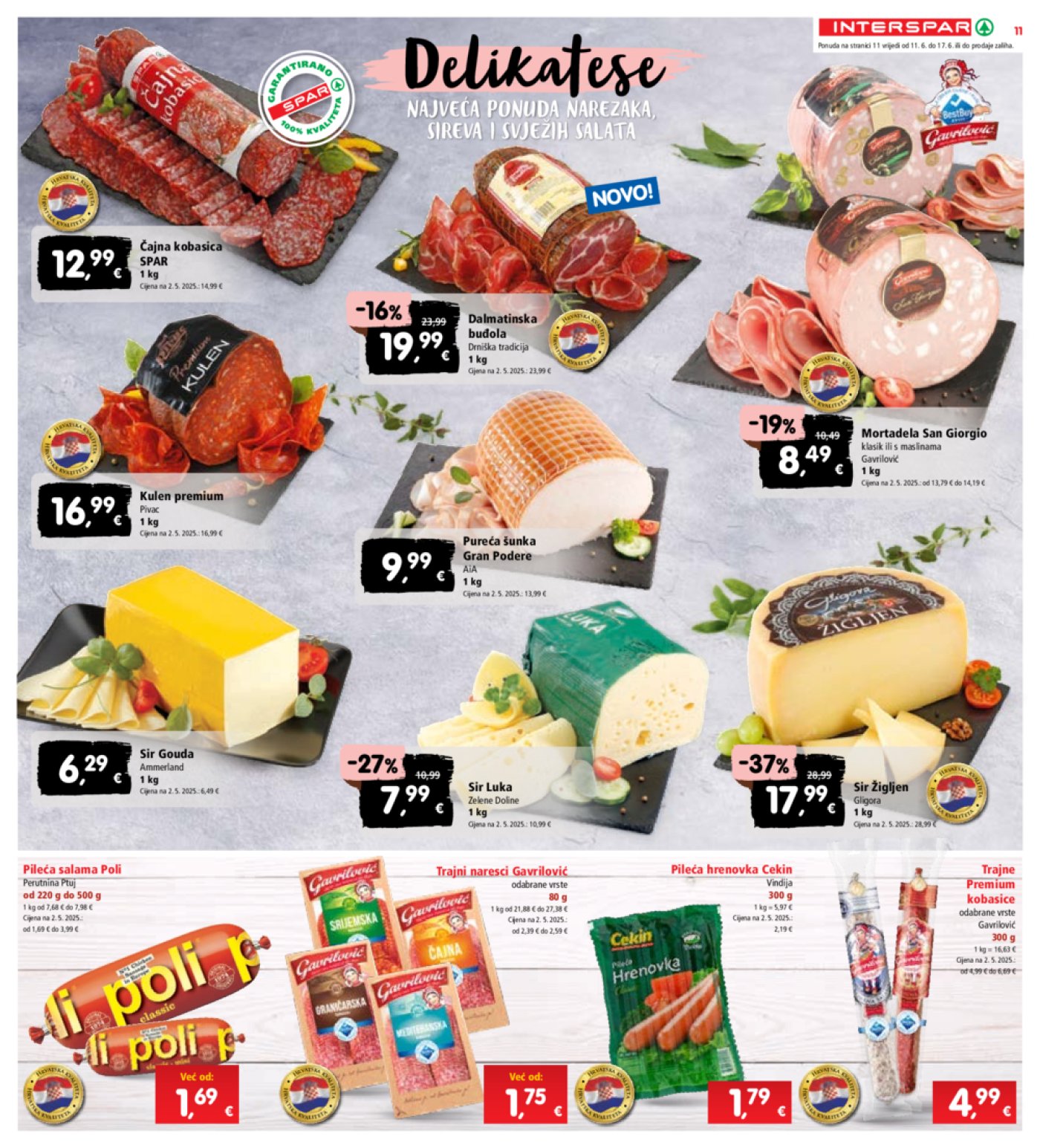 INTERSPAR katalog Akcija 11.06.-17.06.2025.