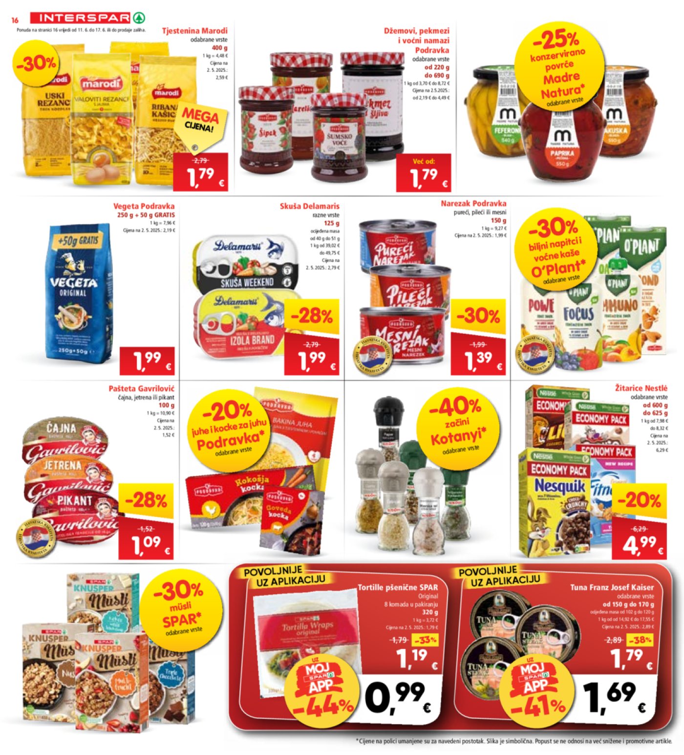 INTERSPAR katalog Akcija 11.06.-17.06.2025.