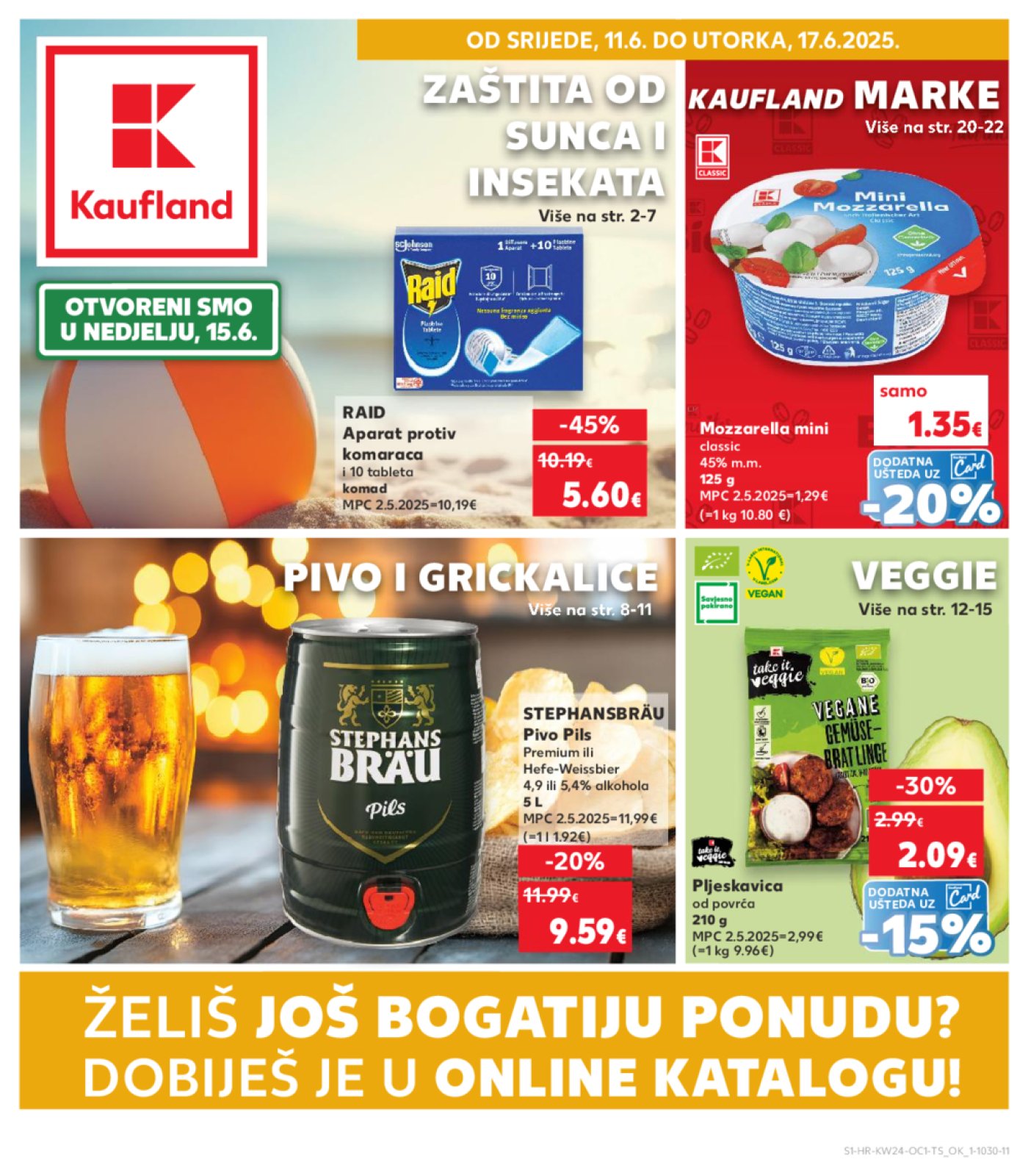 Kaufland katalog Kaufland marke 11.06.-17.06.2025. Odabrane poslovnice