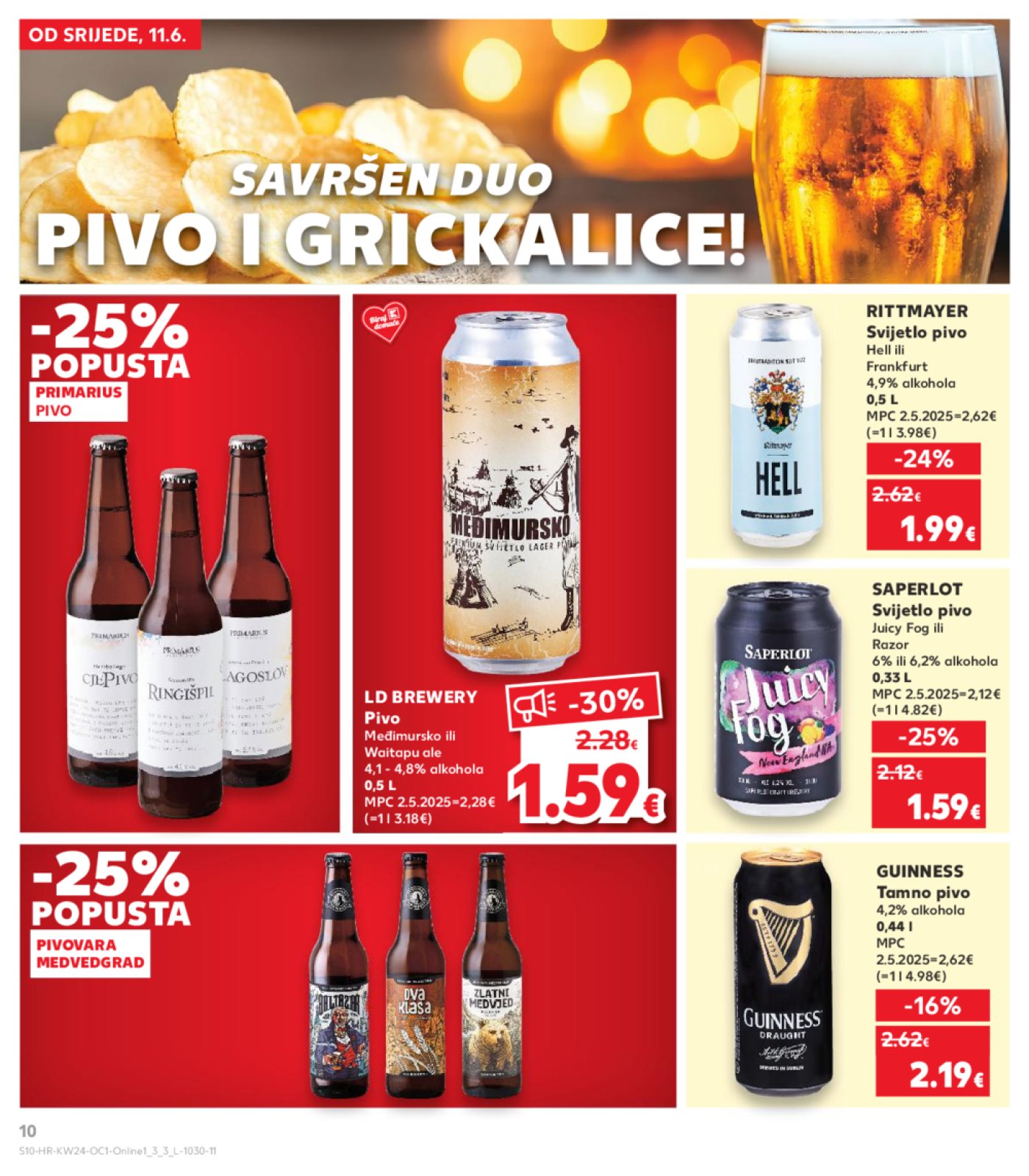 Kaufland katalog Kaufland marke 11.06.-17.06.2025. Odabrane poslovnice