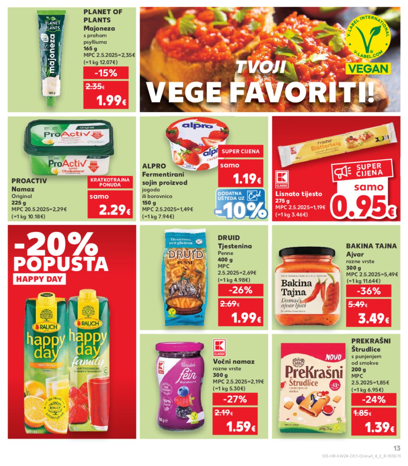 Kaufland katalog Kaufland marke 11.06.-17.06.2025. Odabrane poslovnice