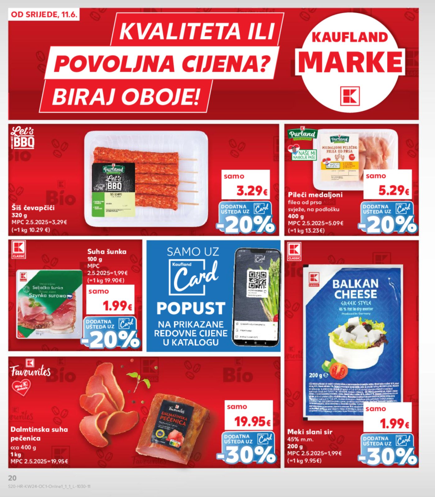 Kaufland katalog Kaufland marke 11.06.-17.06.2025. Odabrane poslovnice