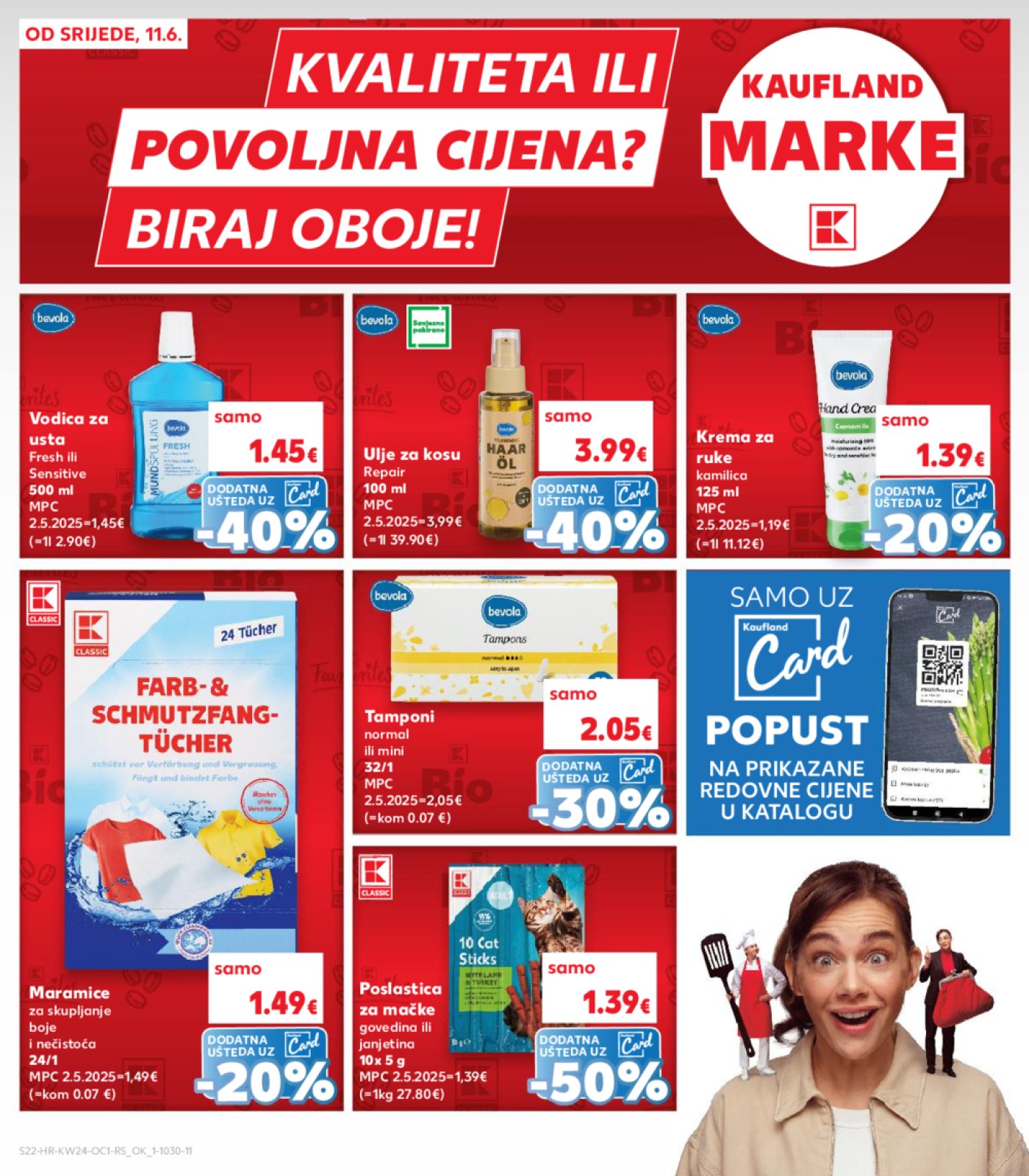 Kaufland katalog Kaufland marke 11.06.-17.06.2025. Odabrane poslovnice