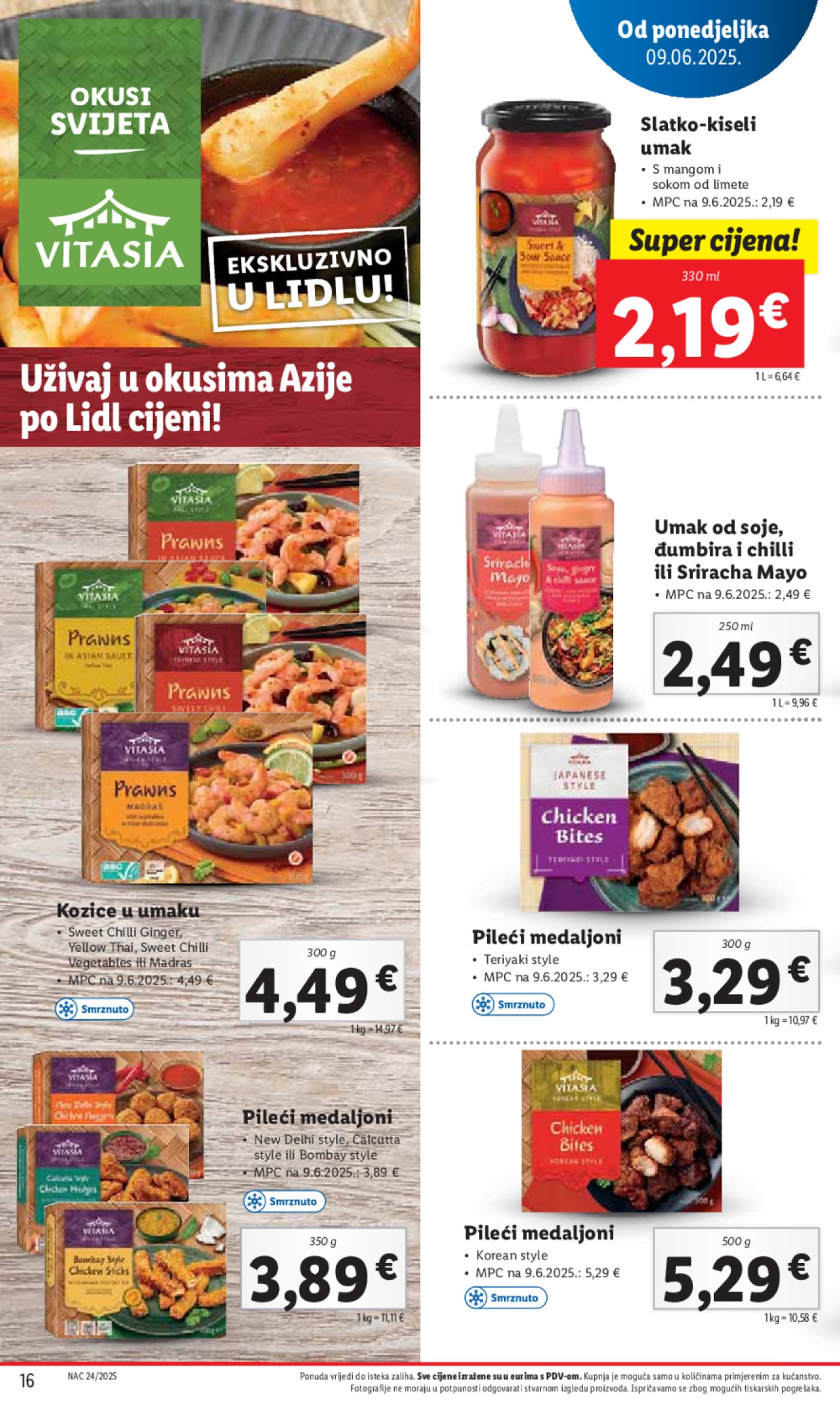 Lidl super ponuda od ponedjeljka 09.06. - 15.06.2025.2025.