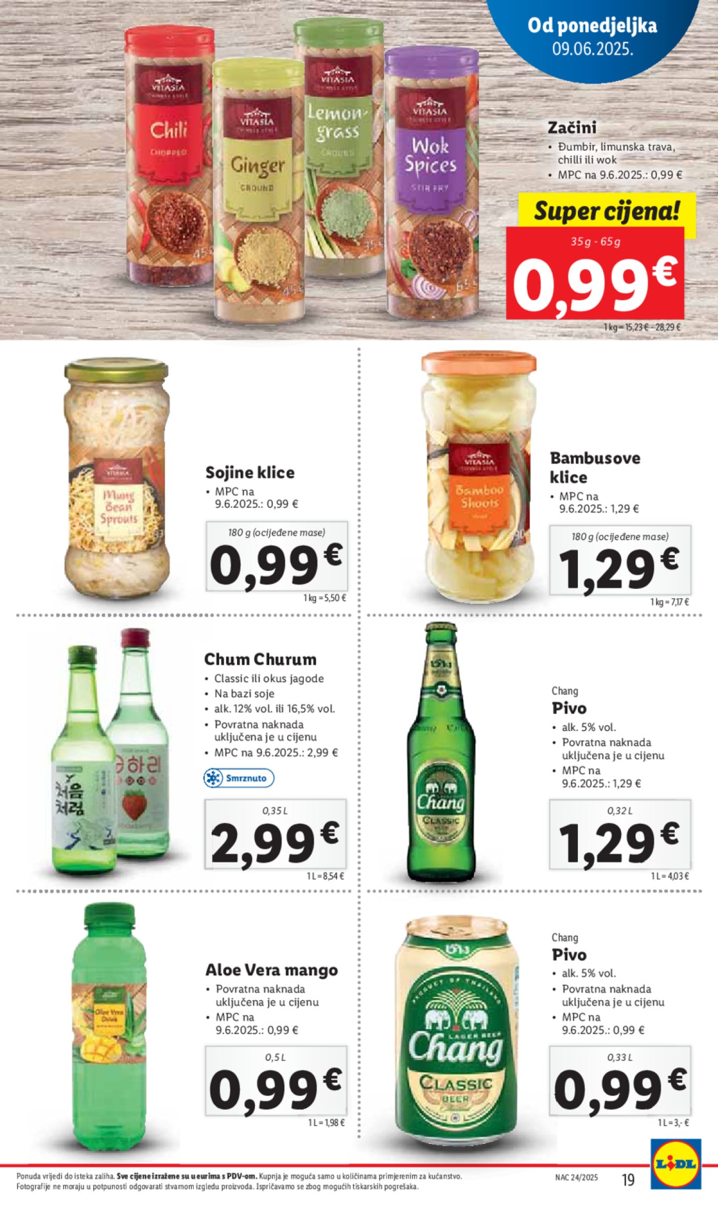 Lidl super ponuda od ponedjeljka 09.06. - 15.06.2025.2025.