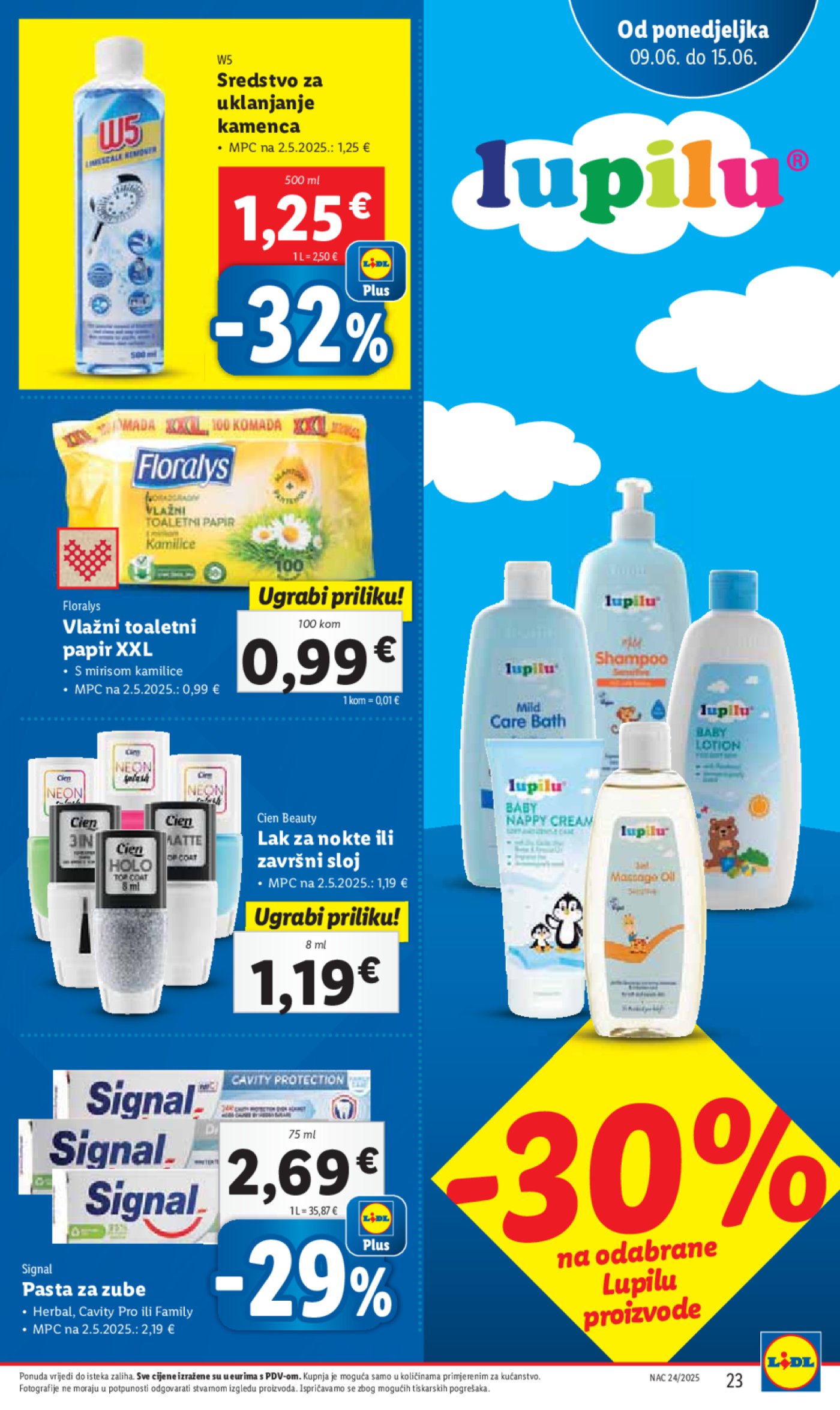 Lidl super ponuda od ponedjeljka 09.06. - 15.06.2025.2025.