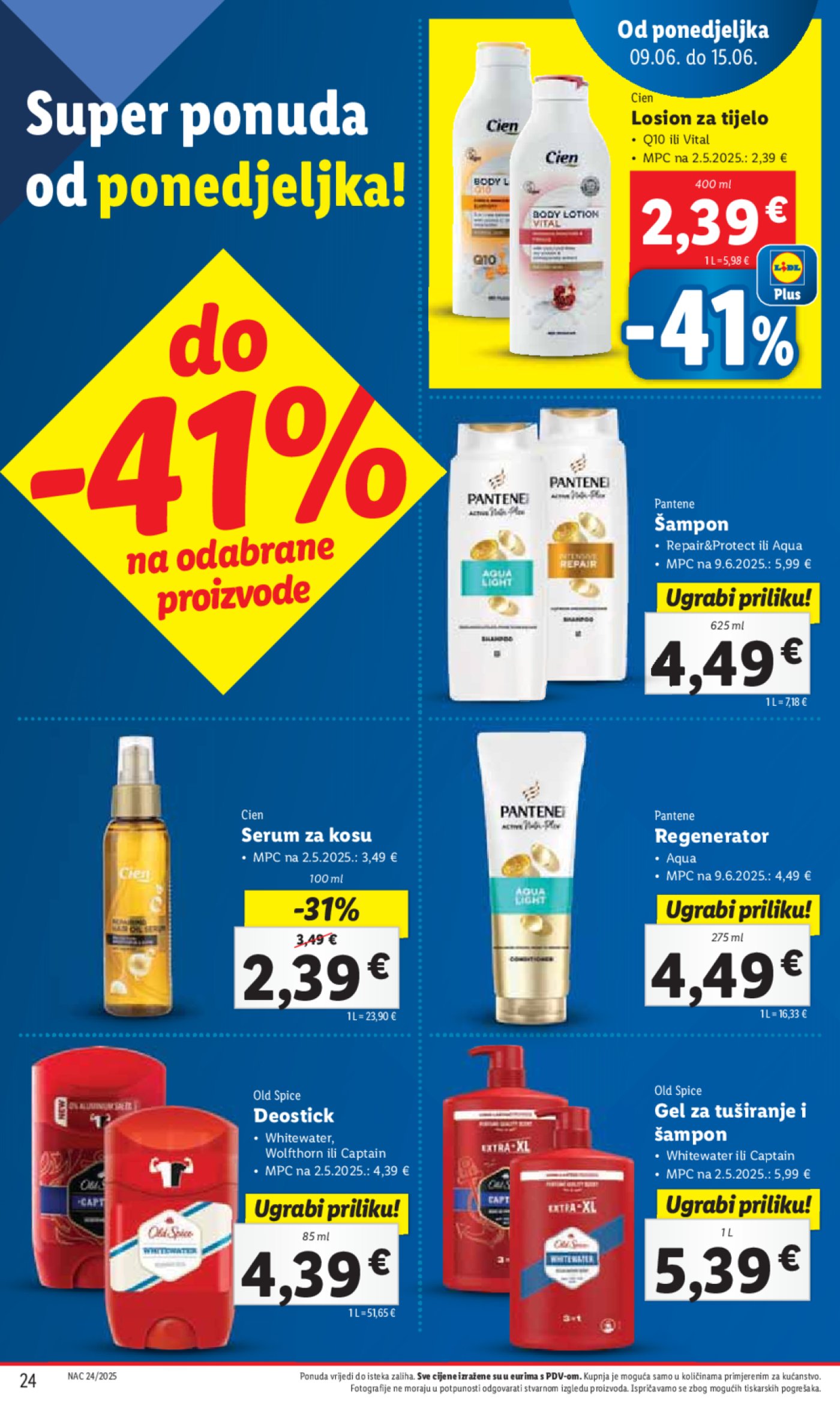 Lidl super ponuda od ponedjeljka 09.06. - 15.06.2025.2025.