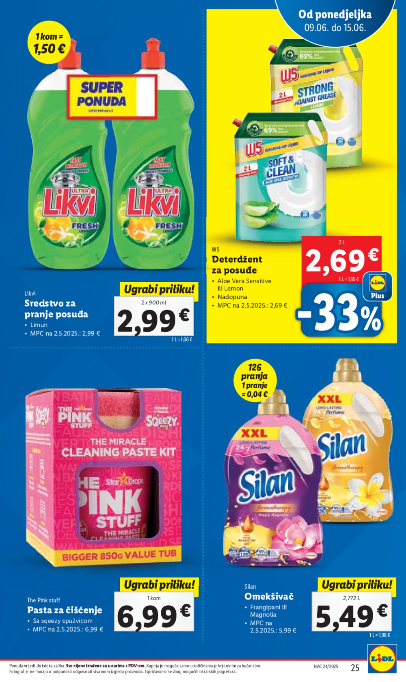 Lidl super ponuda od ponedjeljka 09.06. - 15.06.2025.2025.