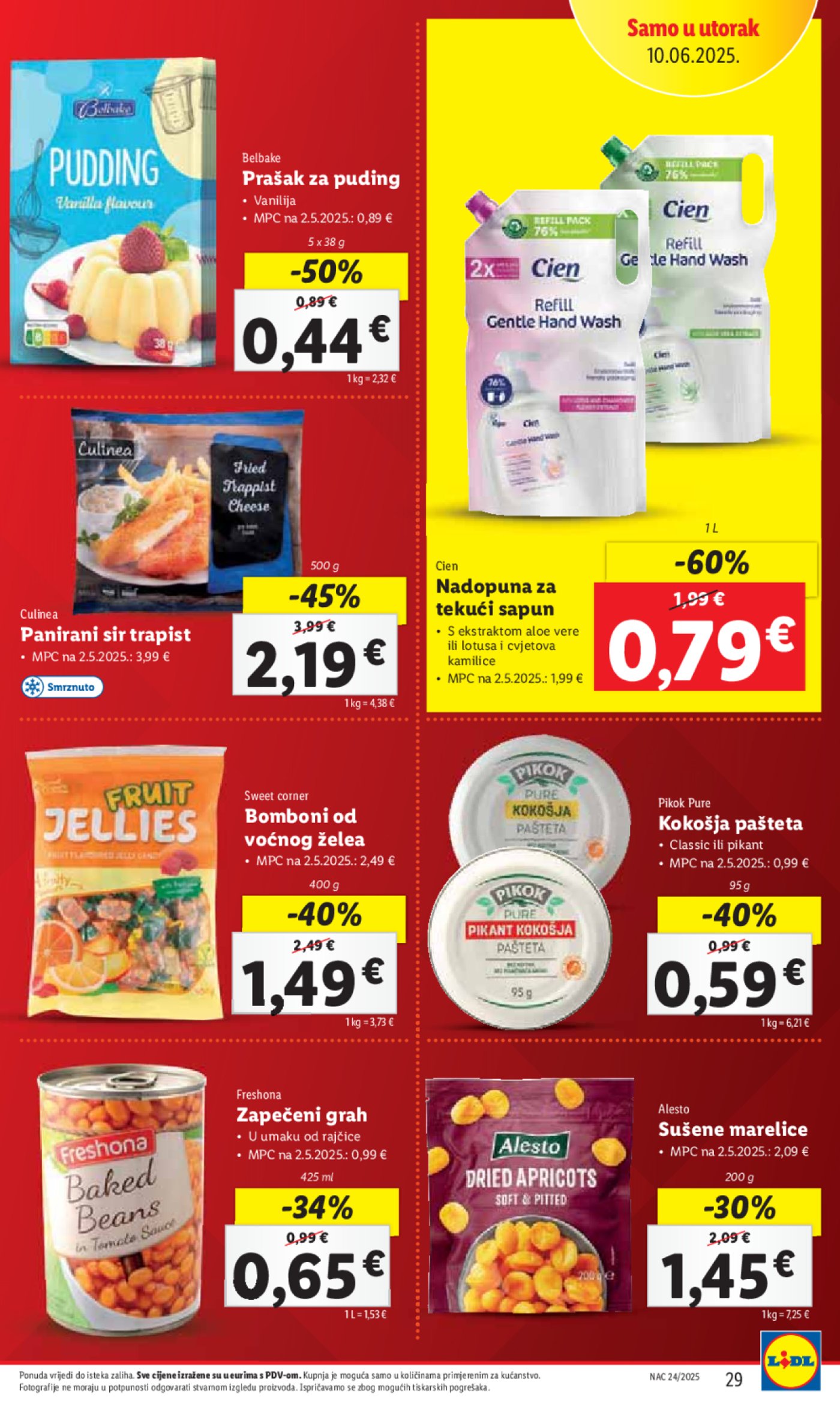 Lidl super ponuda od ponedjeljka 09.06. - 15.06.2025.2025.