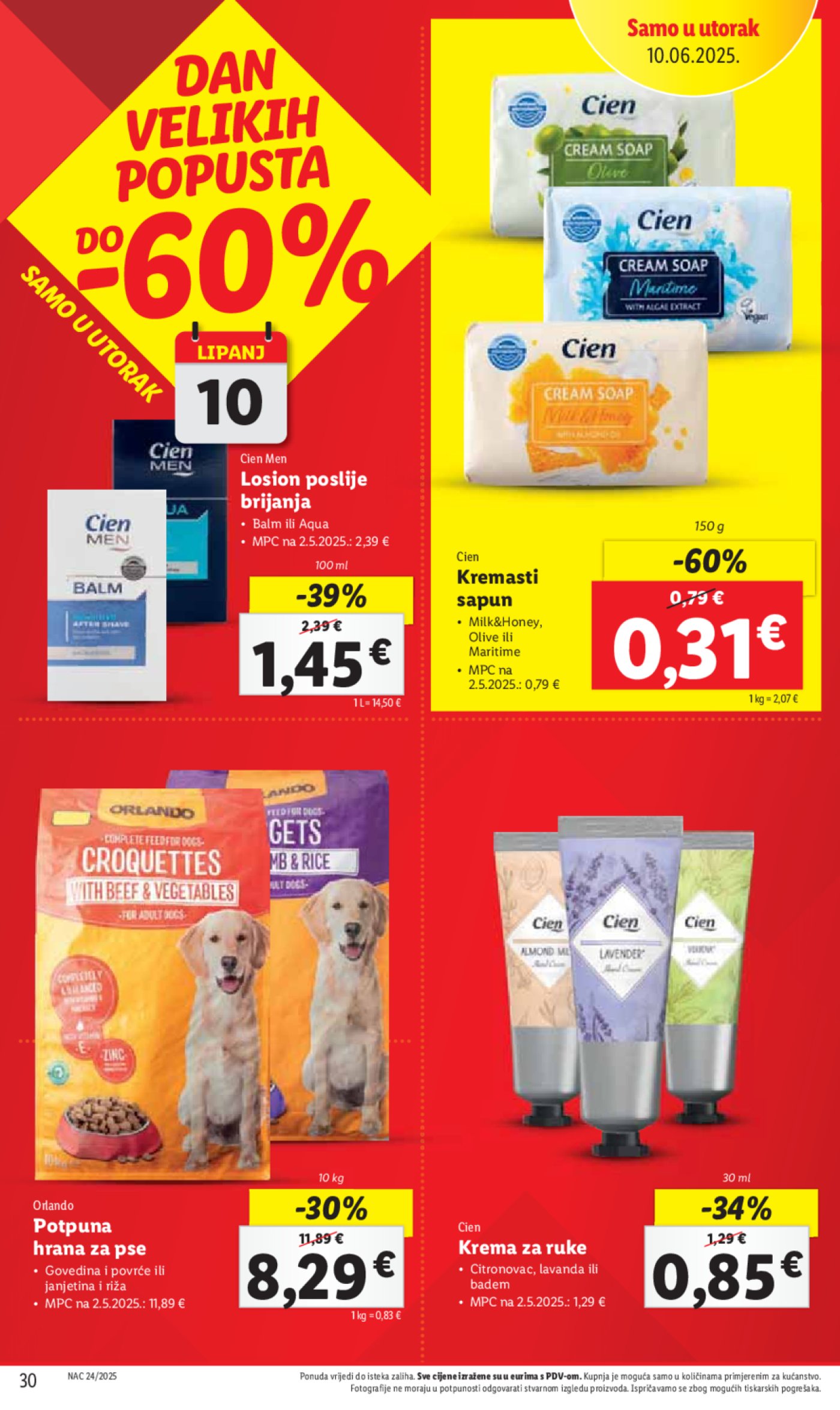Lidl super ponuda od ponedjeljka 09.06. - 15.06.2025.2025.