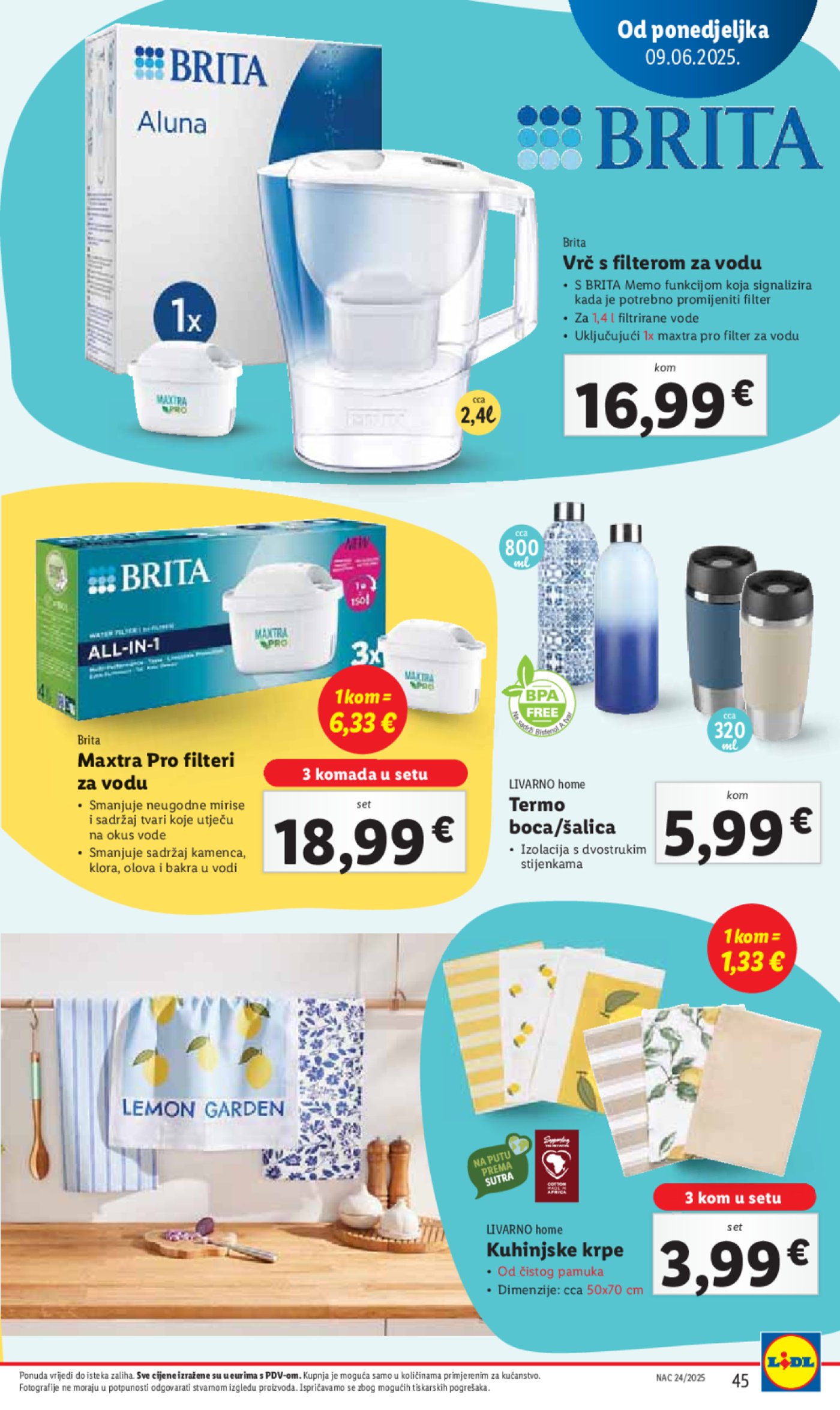 Lidl super ponuda od ponedjeljka 09.06. - 15.06.2025.2025.