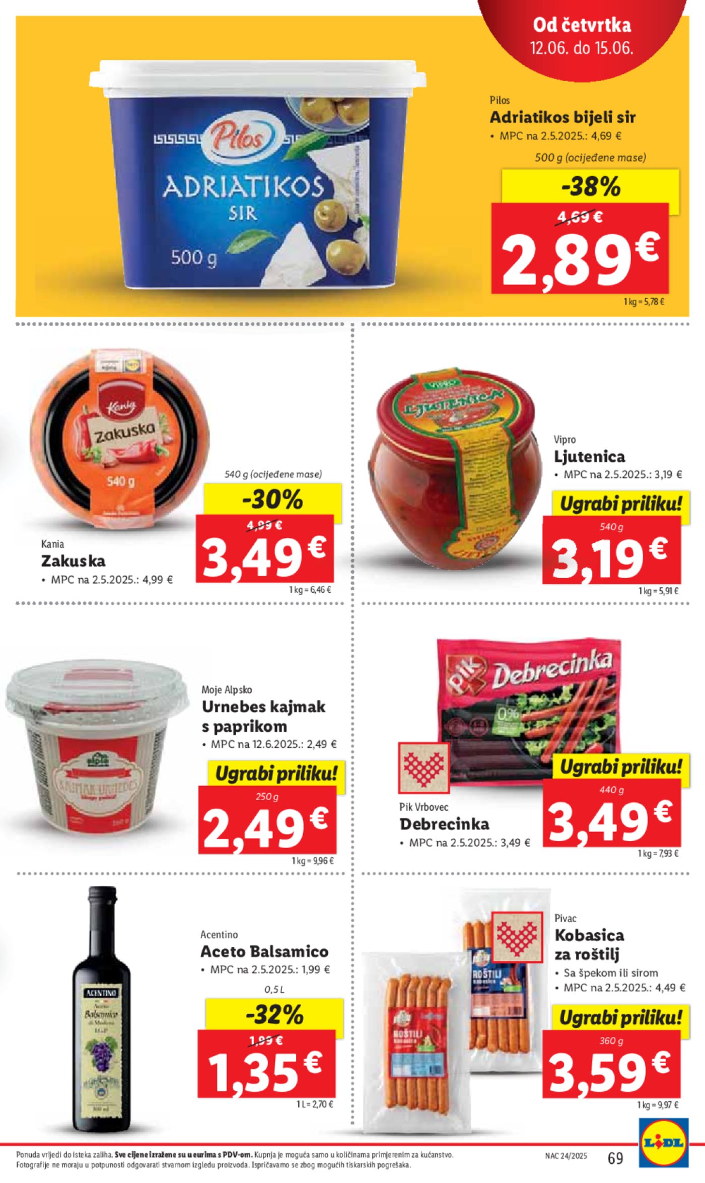 Lidl super ponuda od ponedjeljka 09.06. - 15.06.2025.2025.