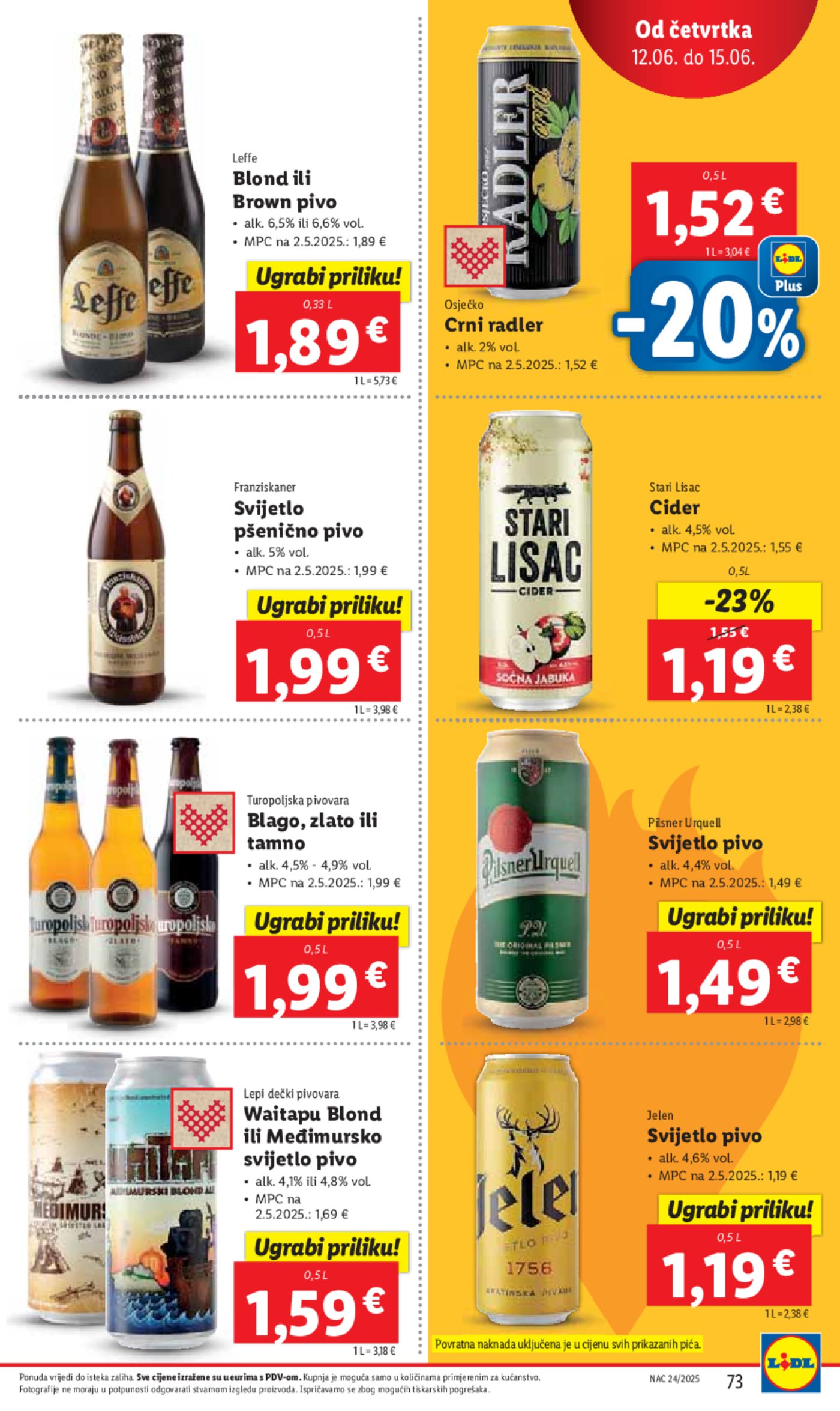 Lidl super ponuda od ponedjeljka 09.06. - 15.06.2025.2025.