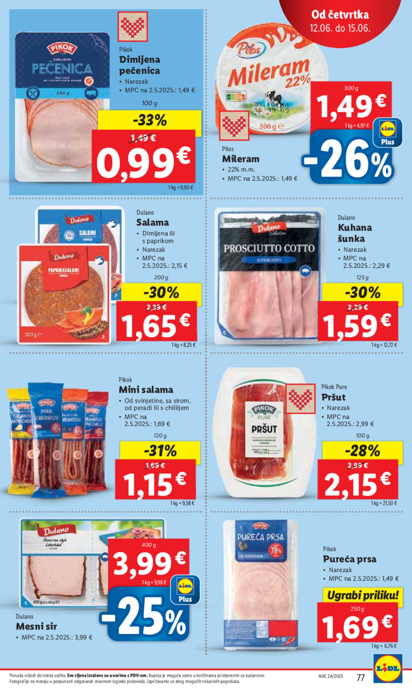 Lidl super ponuda od ponedjeljka 09.06. - 15.06.2025.2025.