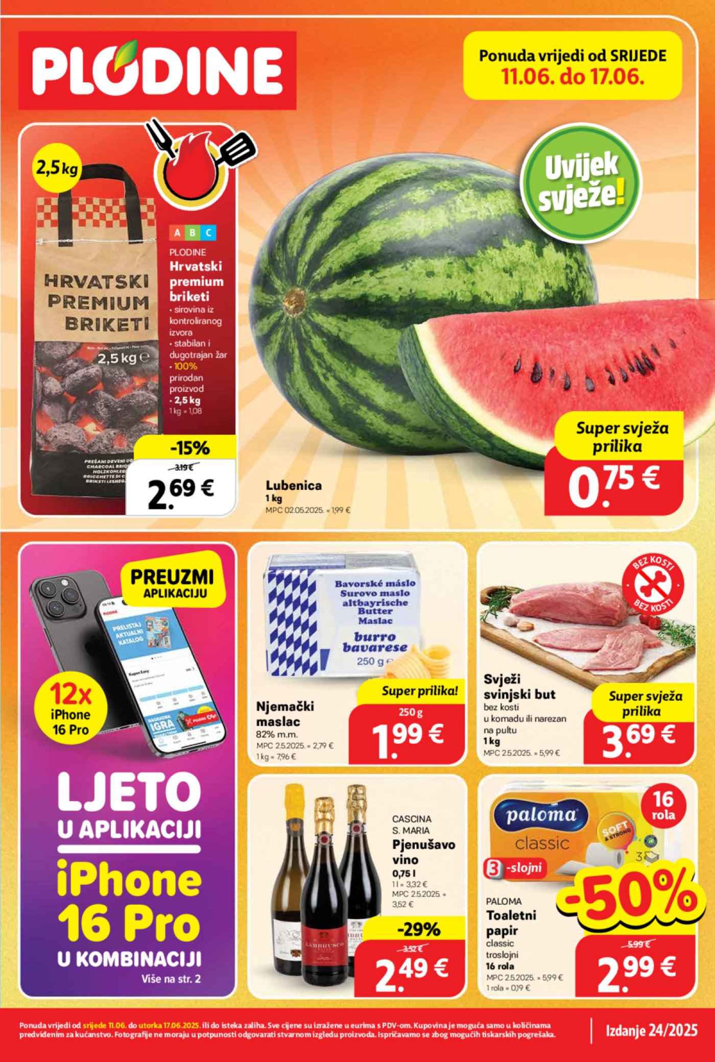 Plodine katalog Akcija 11.06.-17.06.2025.