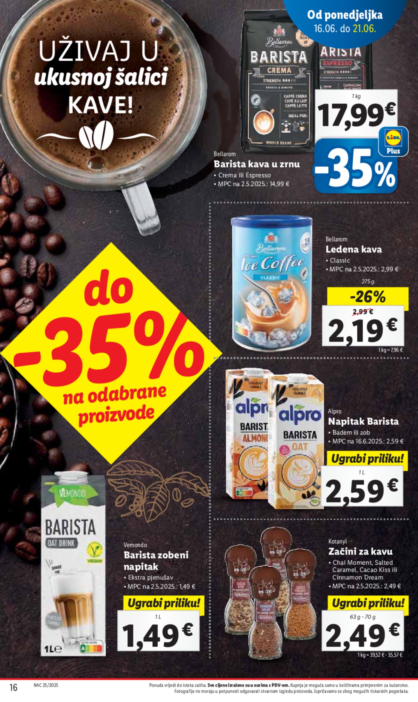 Lidl katalog Super ponuda od ponedjeljka 16.06.-22.06.2025.