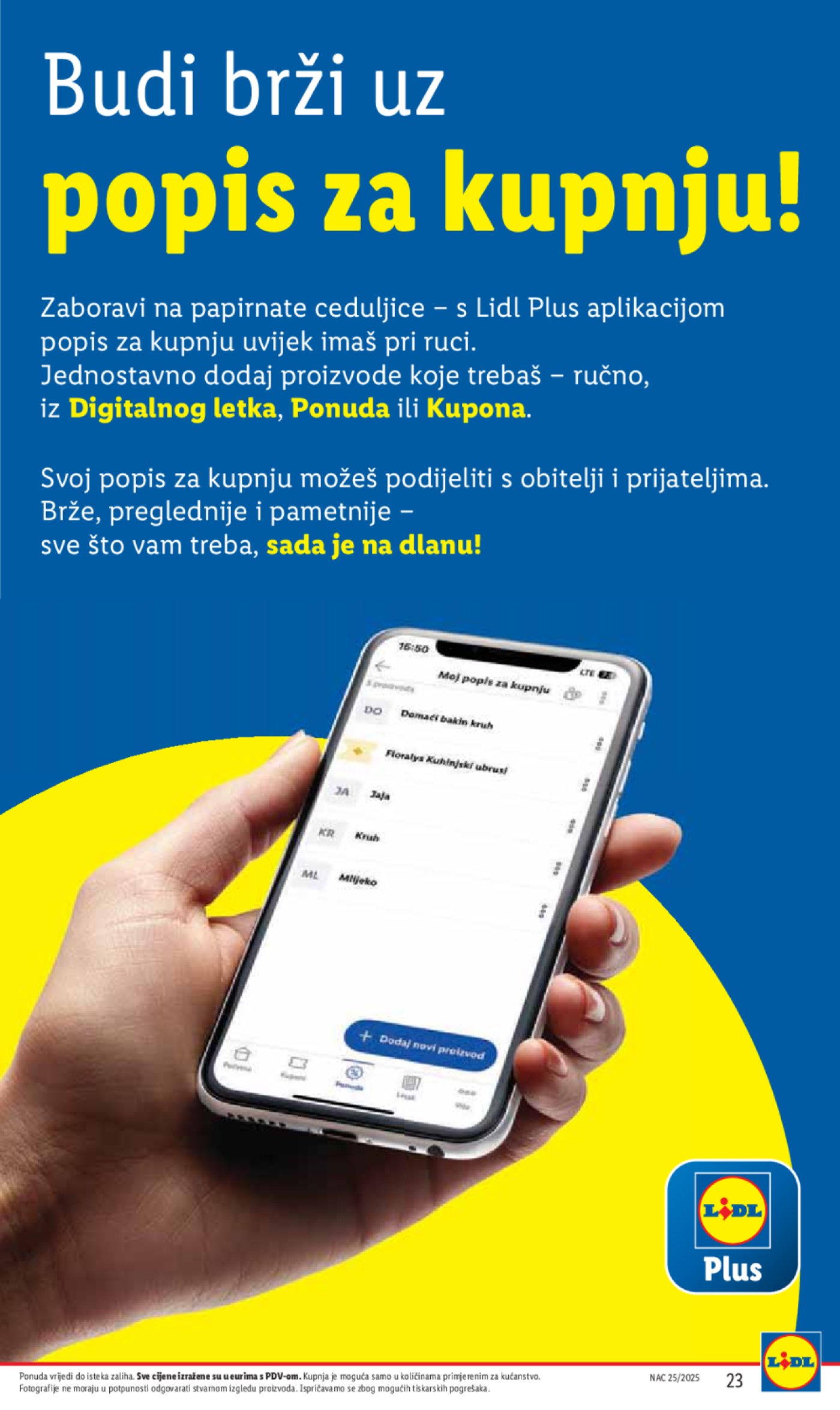 Lidl katalog Super ponuda od ponedjeljka 16.06.-22.06.2025.