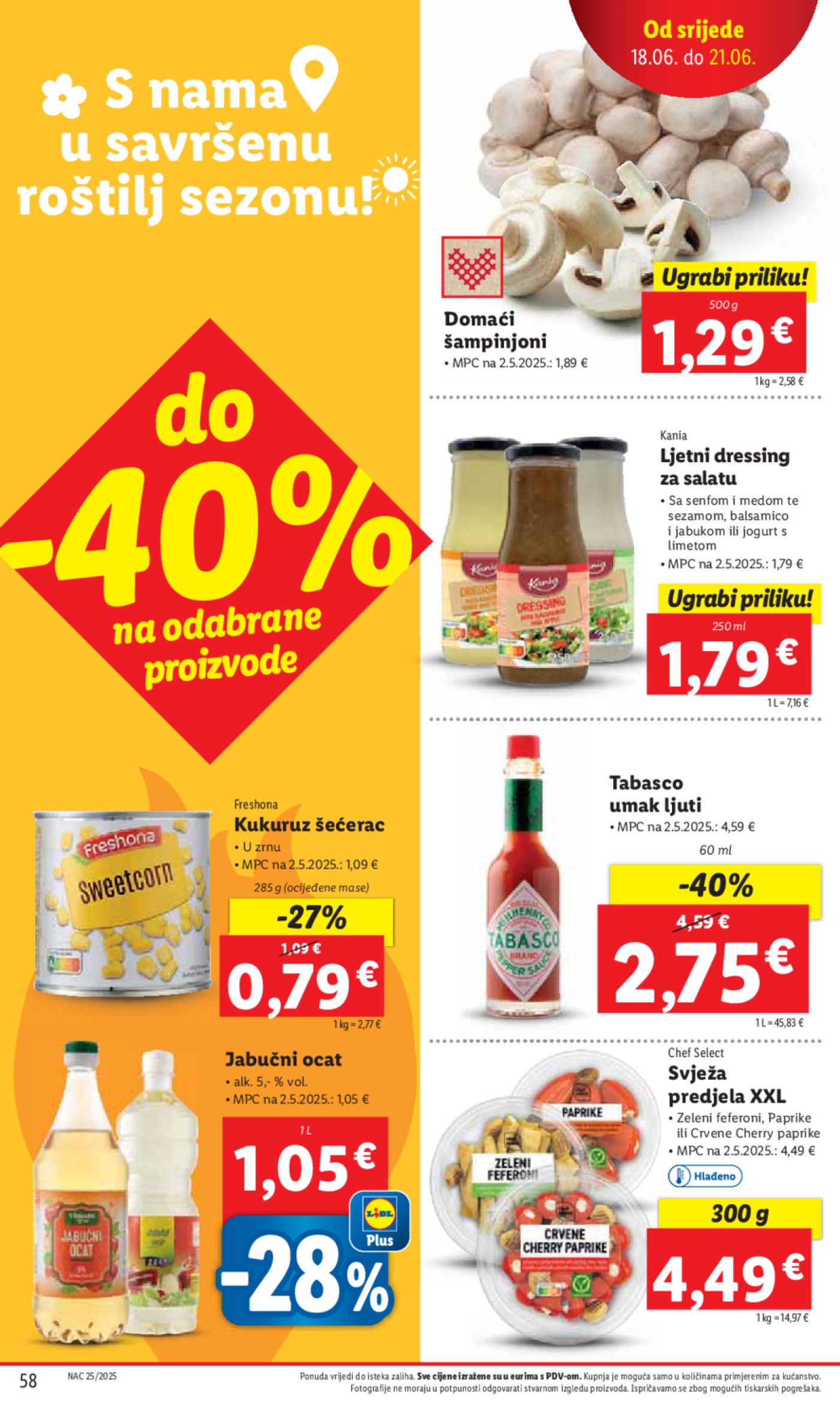 Lidl katalog Super ponuda od ponedjeljka 16.06.-22.06.2025.