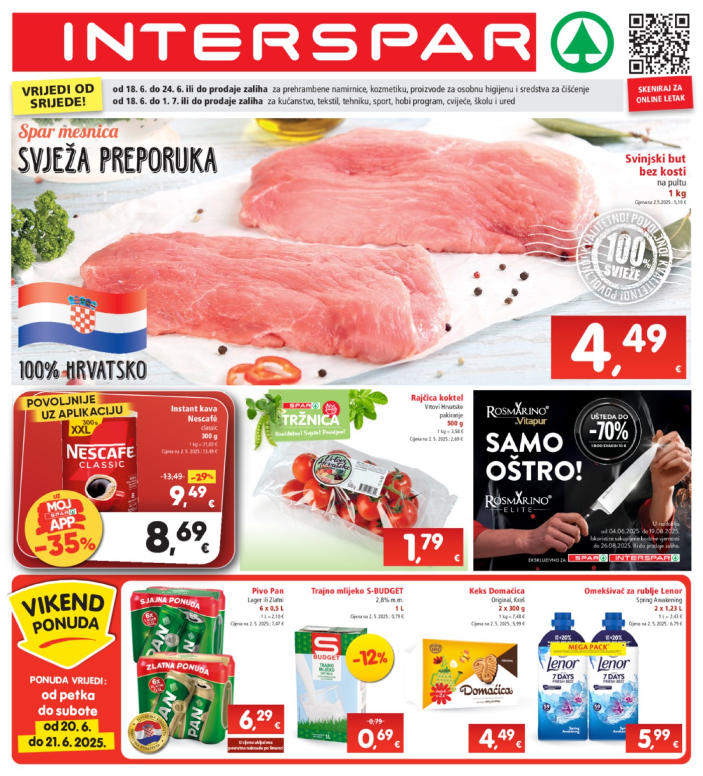 INTERSPAR katalog Akcija 18.06.-24.06.2025.