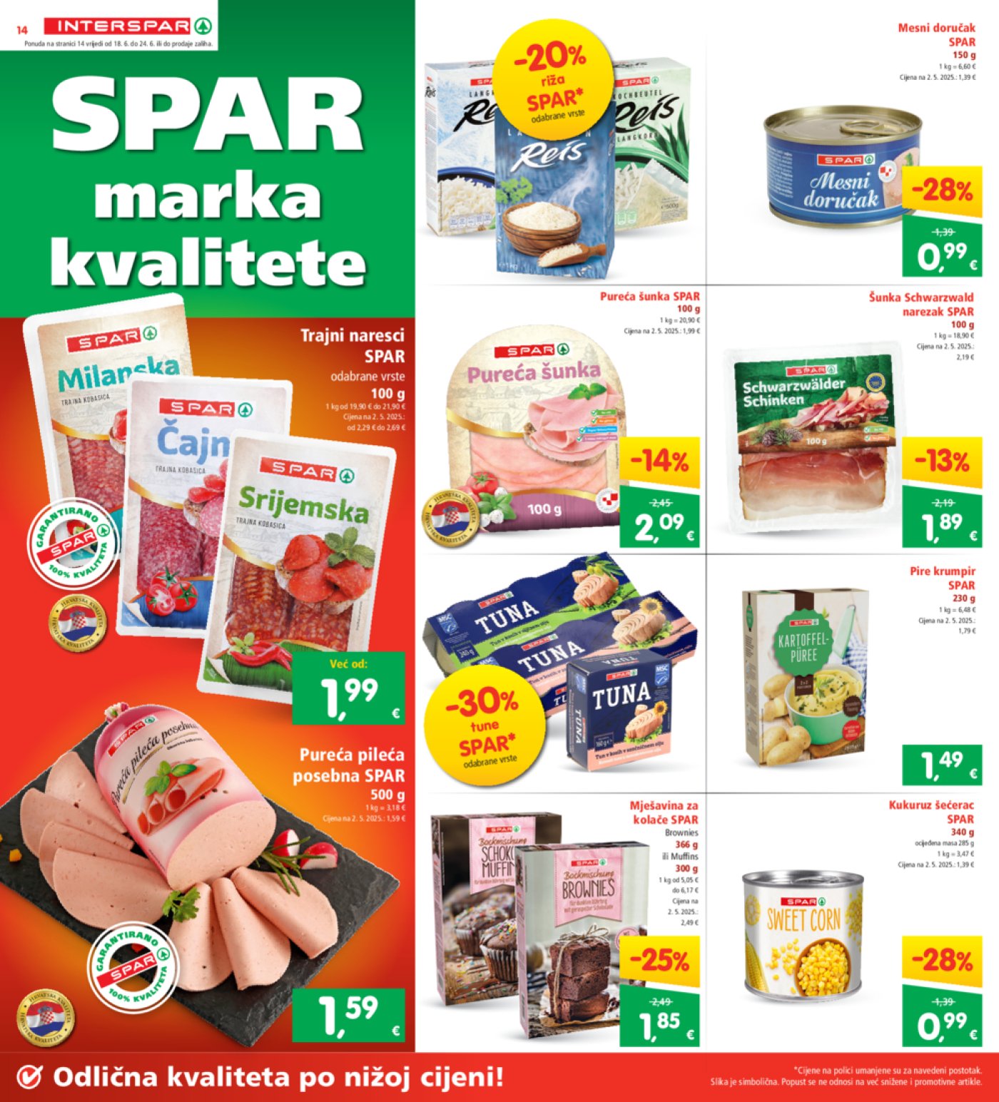 INTERSPAR katalog Akcija 18.06.-24.06.2025.