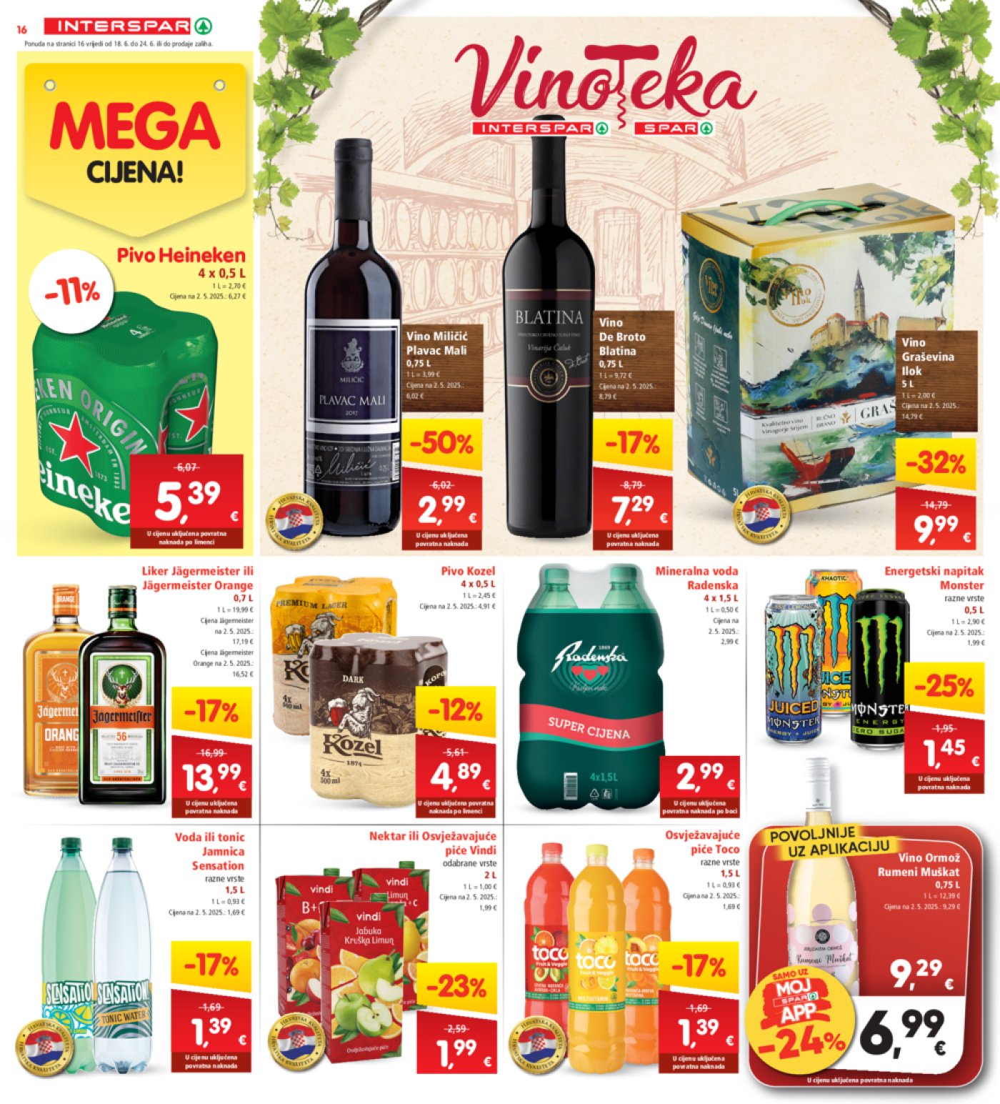 INTERSPAR katalog Akcija 18.06.-24.06.2025.