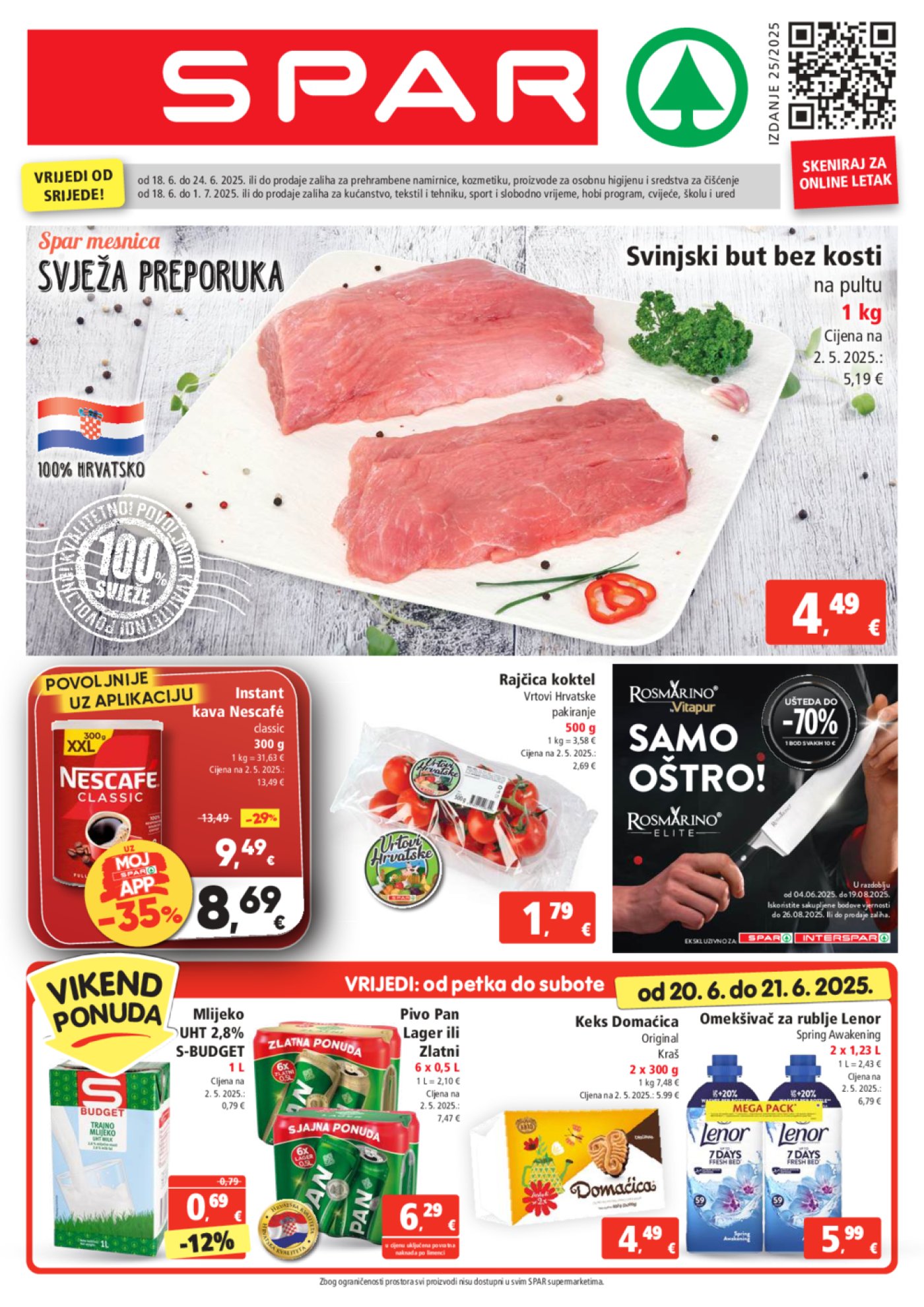 SPAR katalog Akcija 18.06.-24.06.2025.
