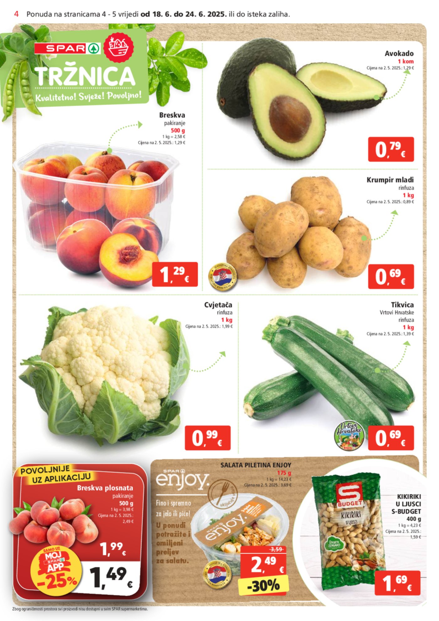 SPAR katalog Akcija 18.06.-24.06.2025.