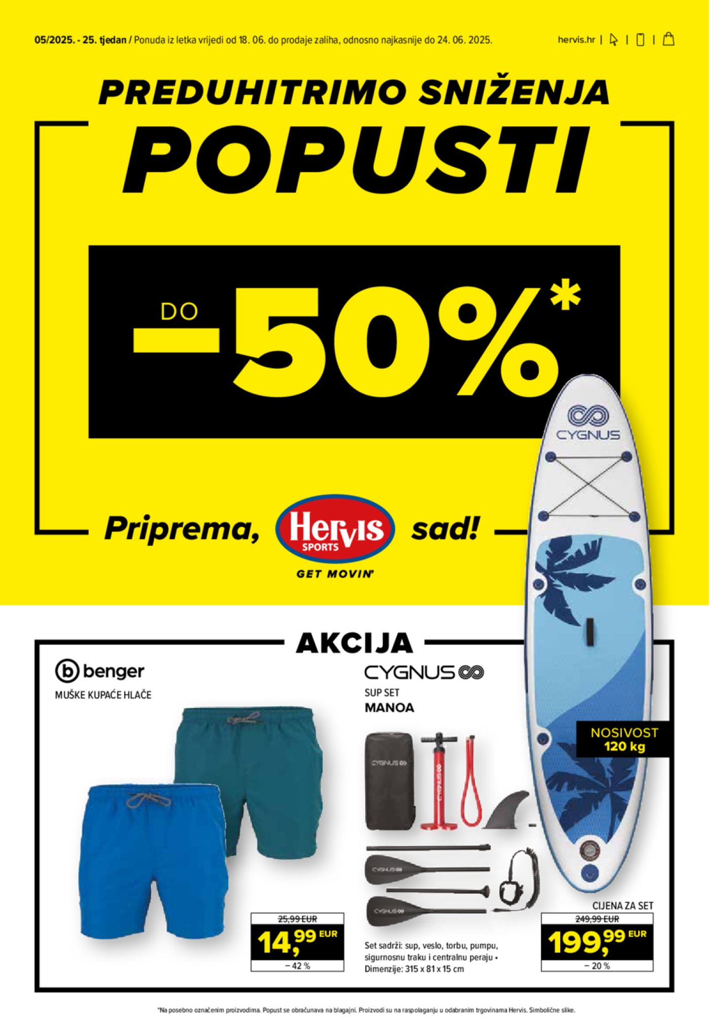 Hervis katalog Akcija 18.06. - 24.06.2025.