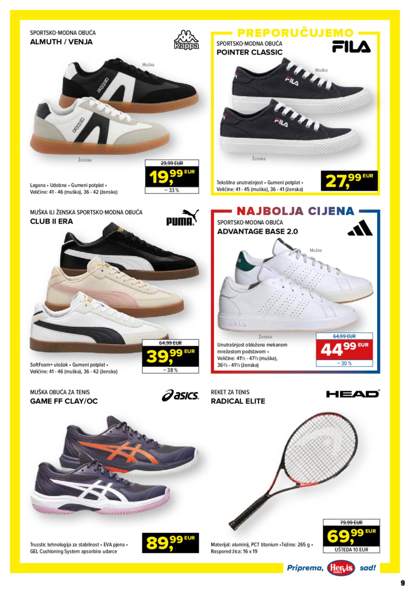 Hervis katalog Akcija 18.06. - 24.06.2025.