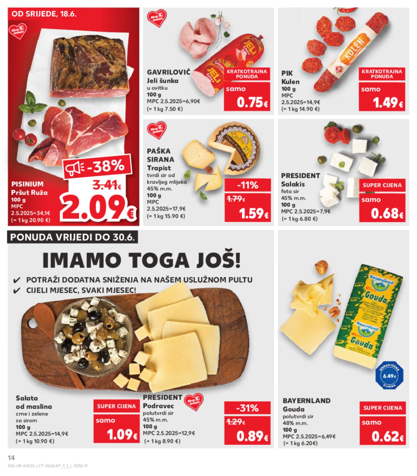 Kaufland katalog Akcija 18.06.-24.06.2025. Odabrane poslovnice