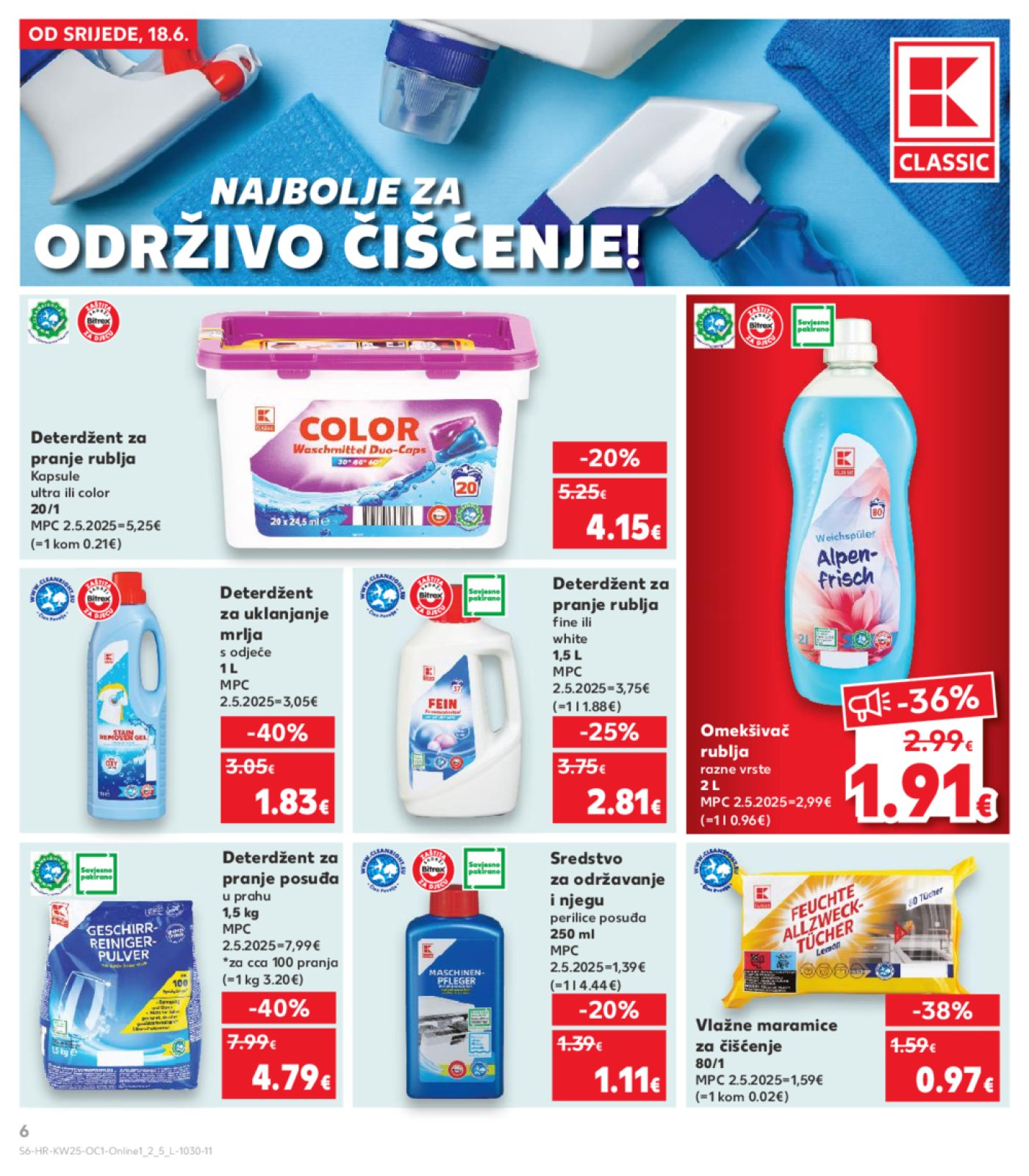 Kaufland katalog Kaufland marke 18.06.-24.06.2025. Odabrane poslovnice