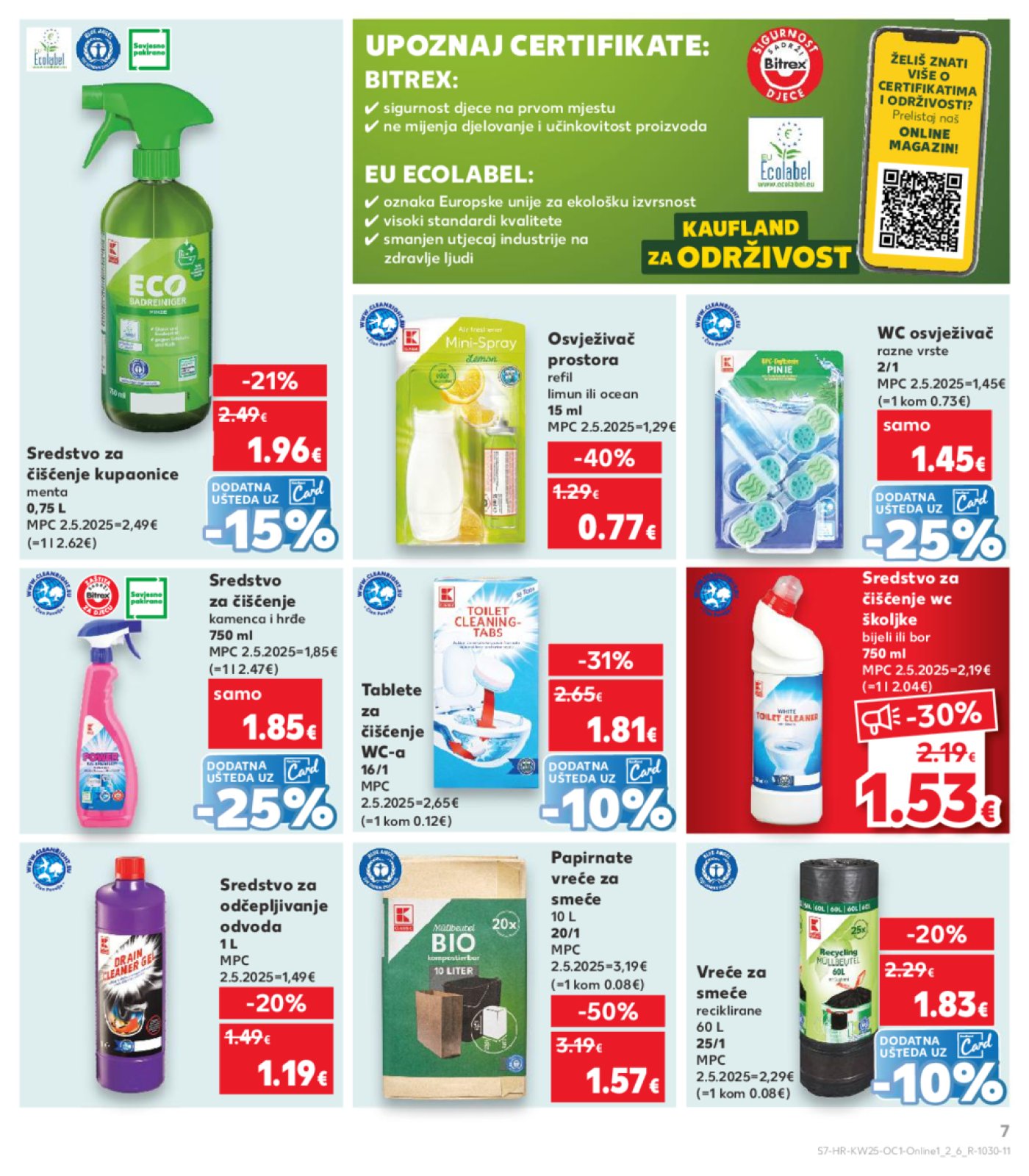 Kaufland katalog Kaufland marke 18.06.-24.06.2025. Odabrane poslovnice