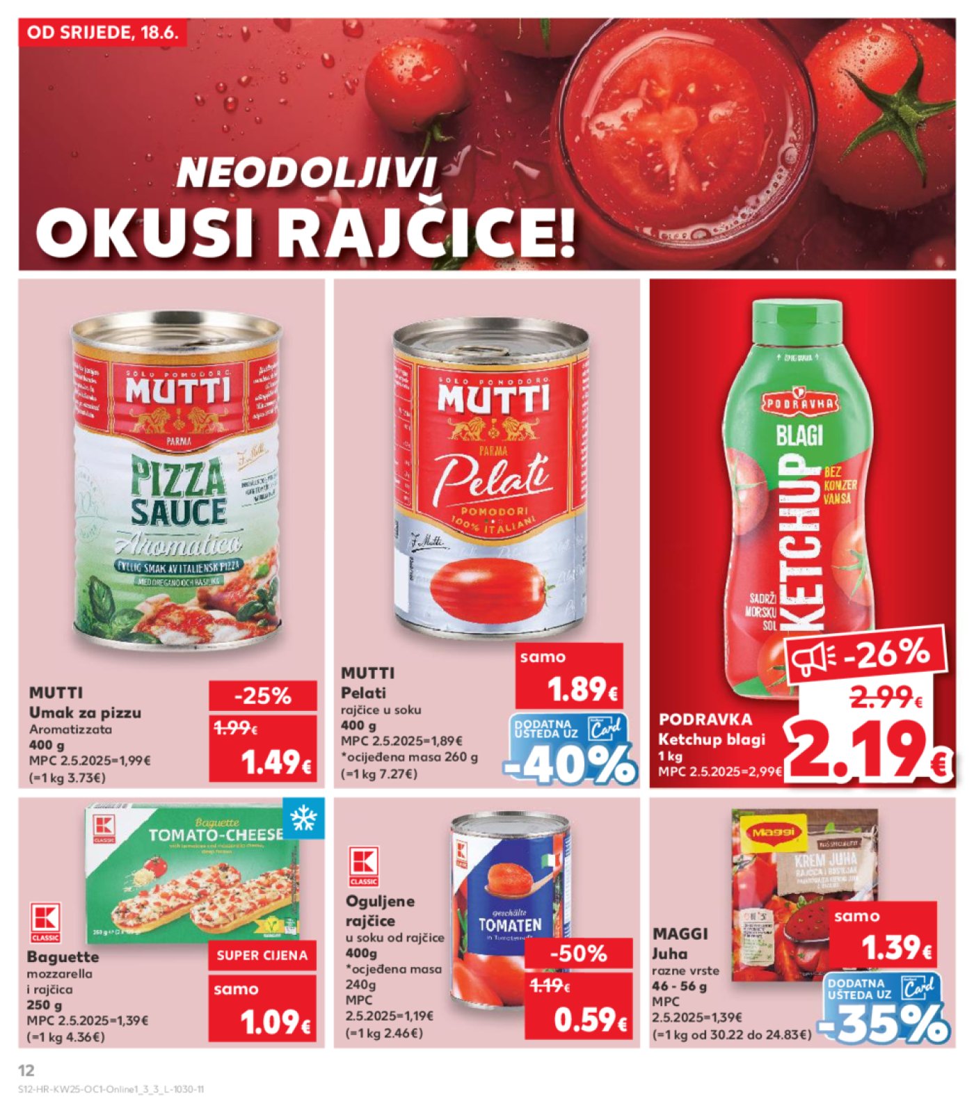Kaufland katalog Kaufland marke 18.06.-24.06.2025. Odabrane poslovnice