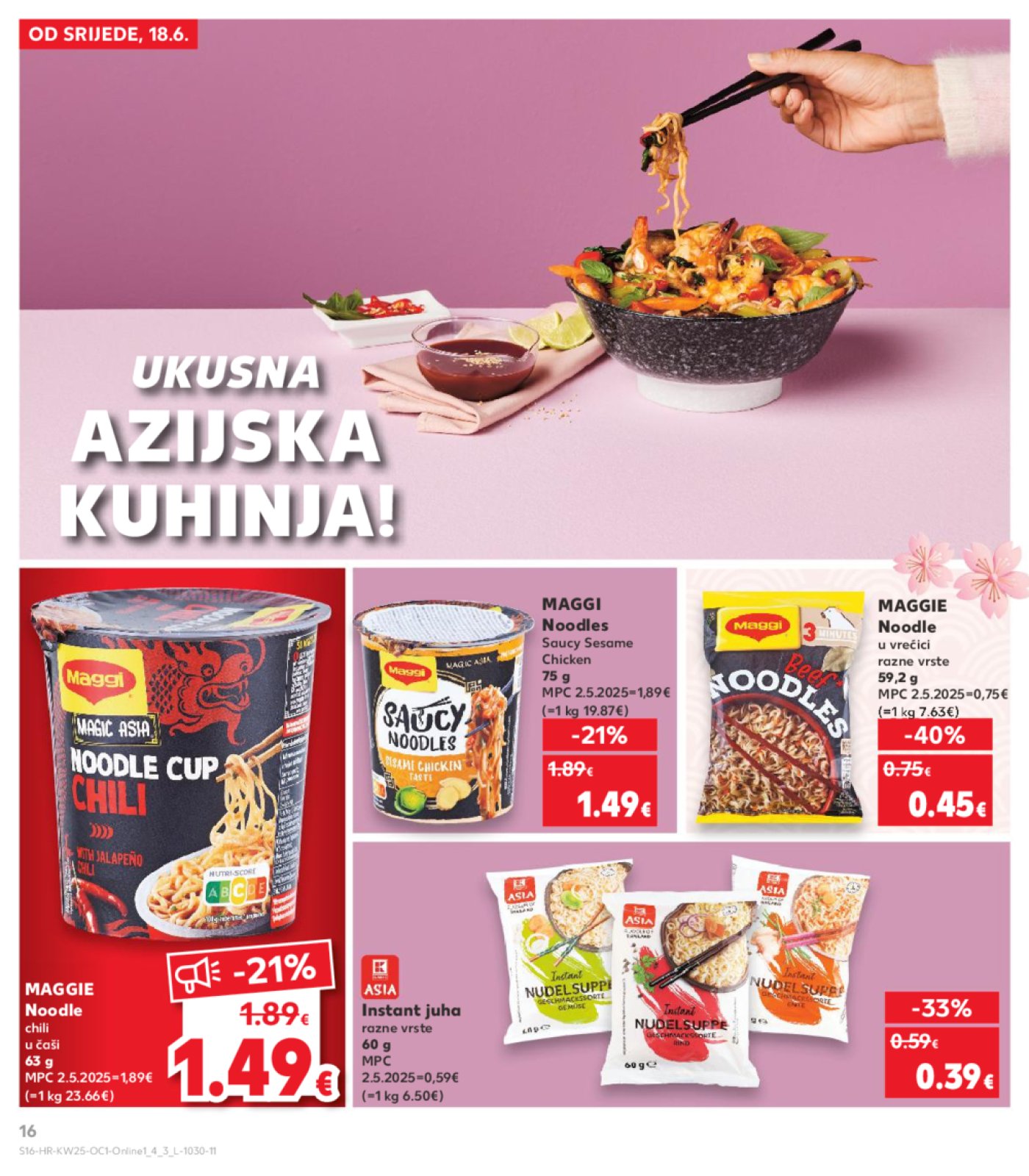 Kaufland katalog Kaufland marke 18.06.-24.06.2025. Odabrane poslovnice